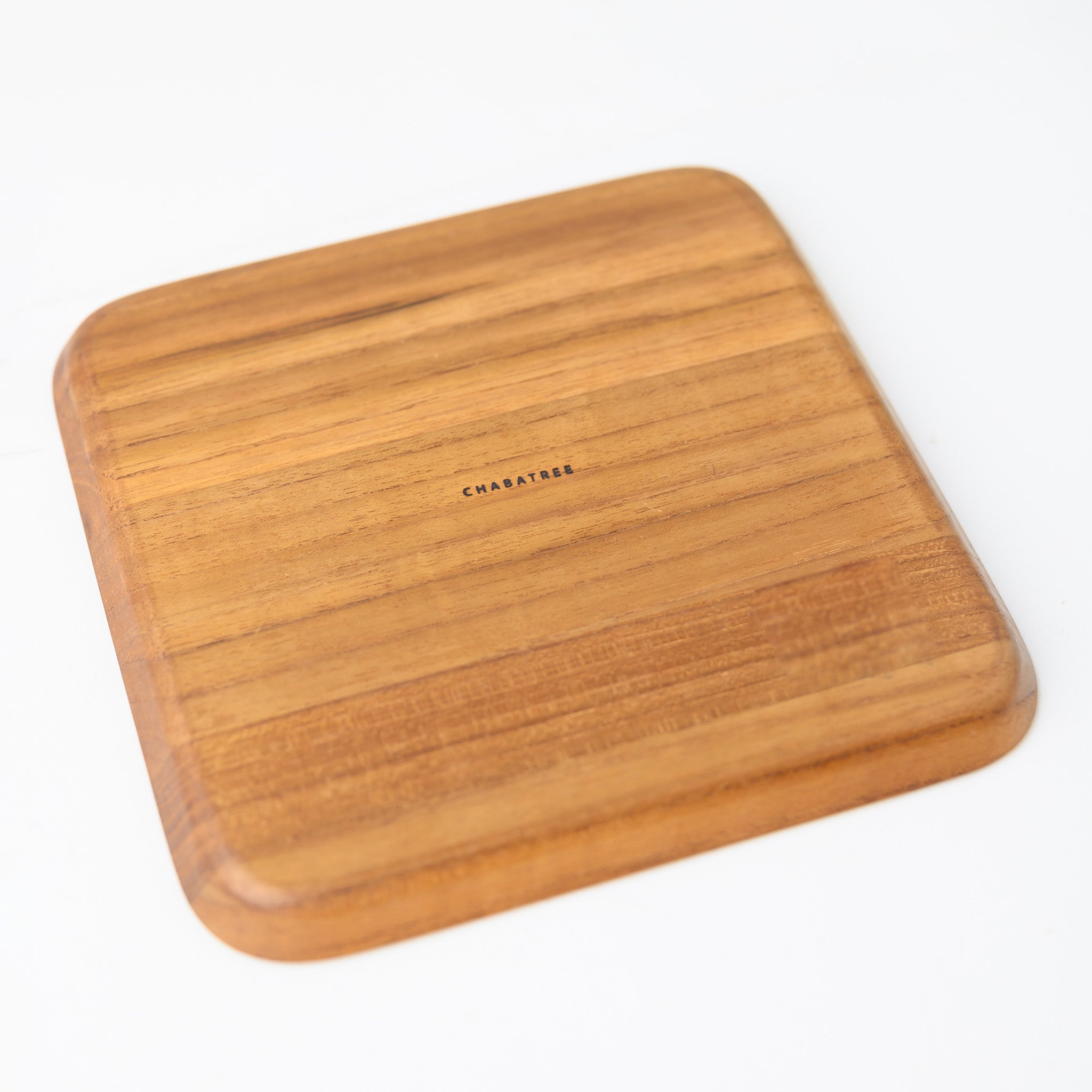 BLANCHE SQUARE TRAY S 20 x 20 CM. (TEAK)
