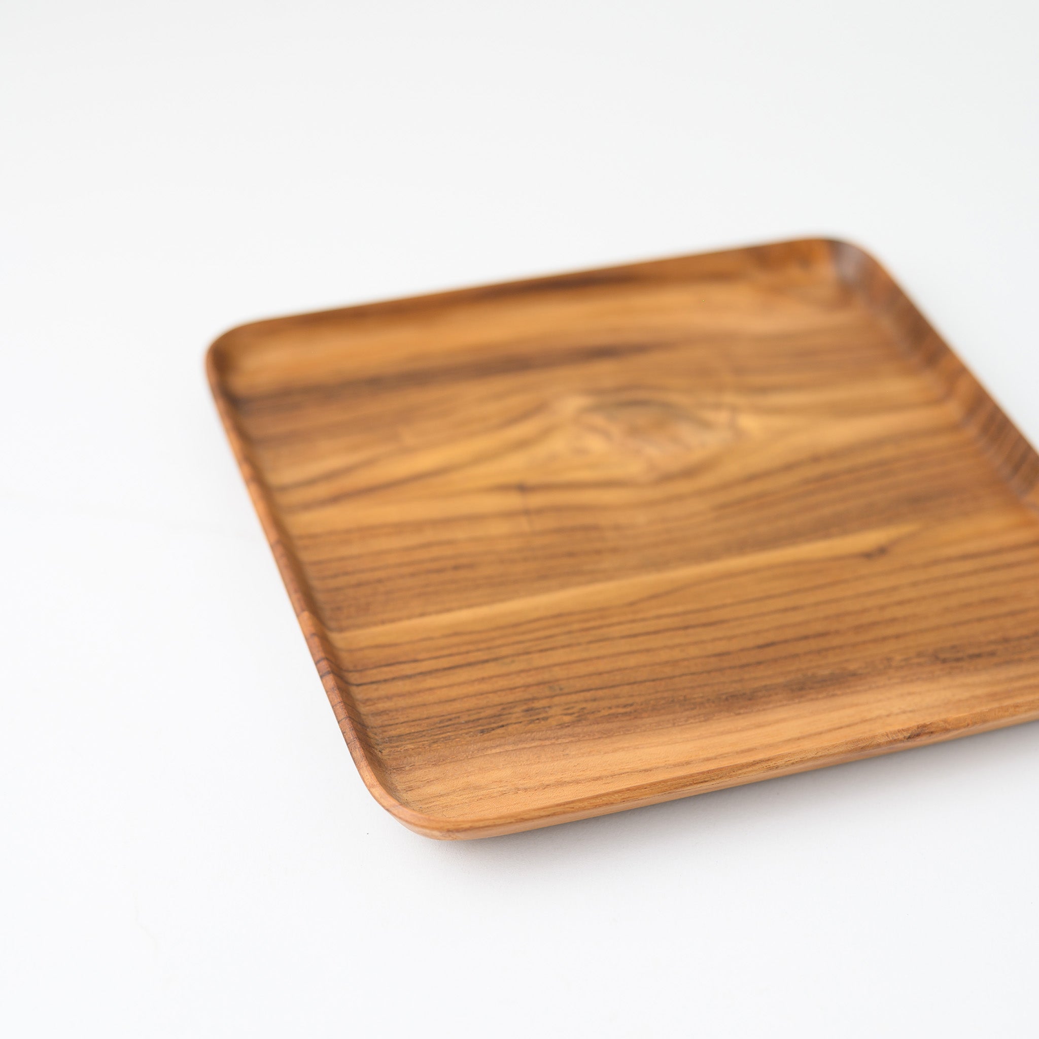 BLANCHE SQUARE TRAY 23 x 23 CM. (TEAK)