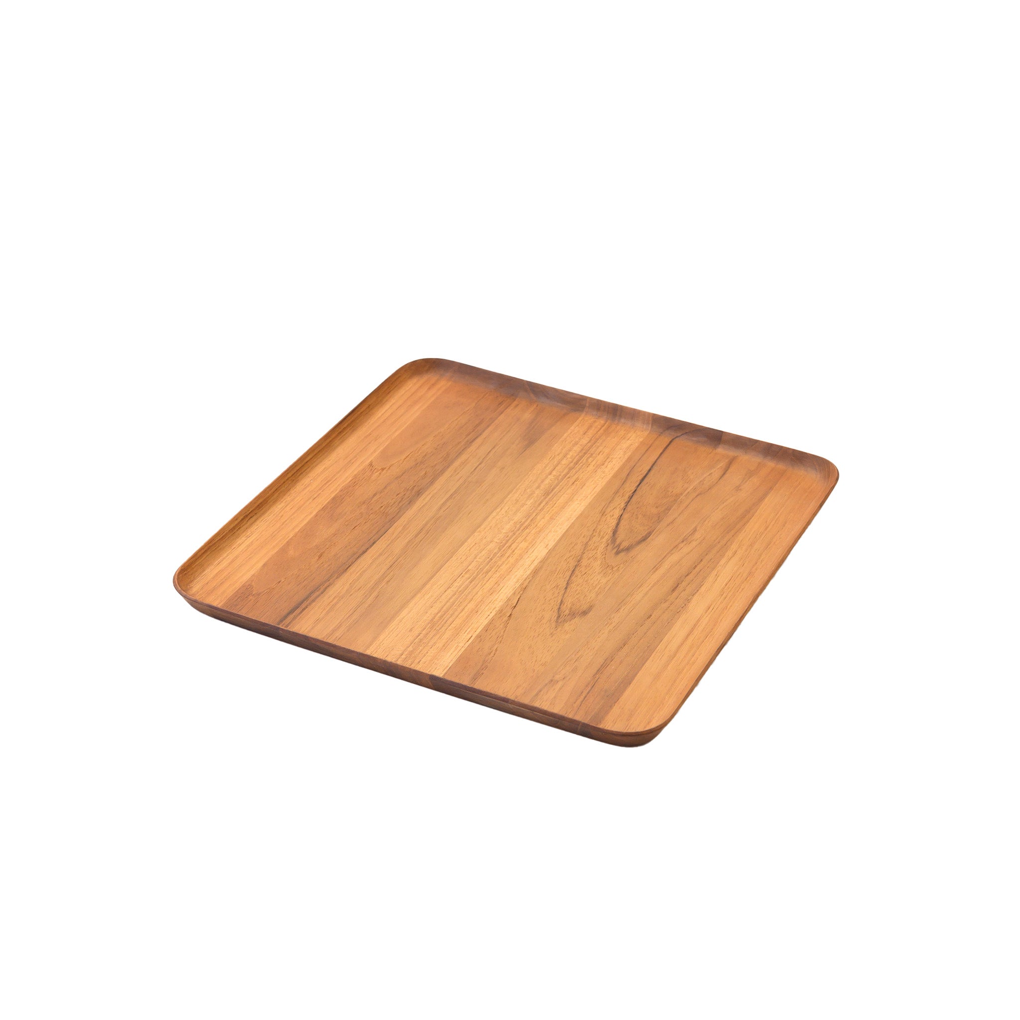 BLANCHE SQUARE TRAY 30 x 30 CM. (TEAK)