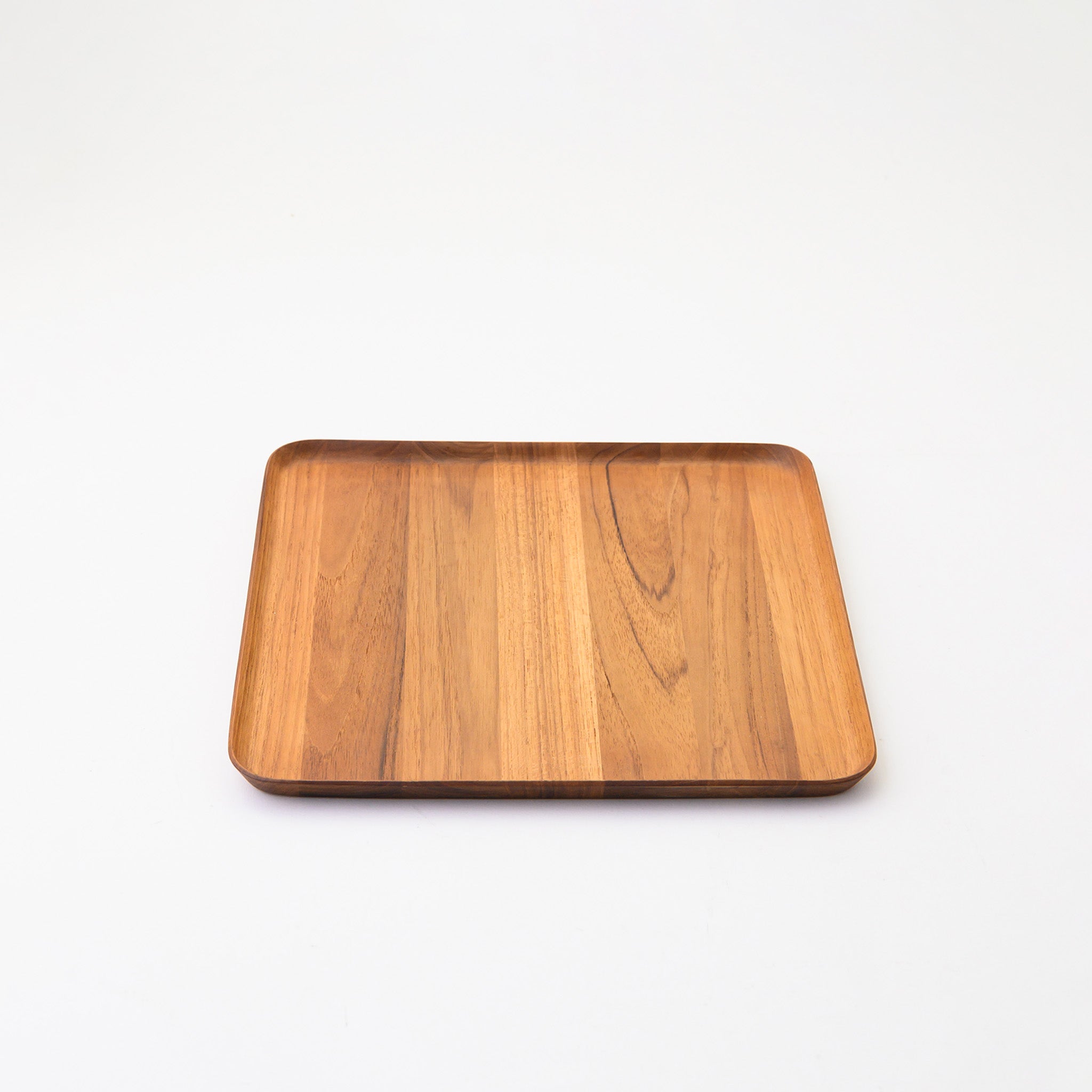 BLANCHE SQUARE TRAY 30 x 30 CM. (TEAK)