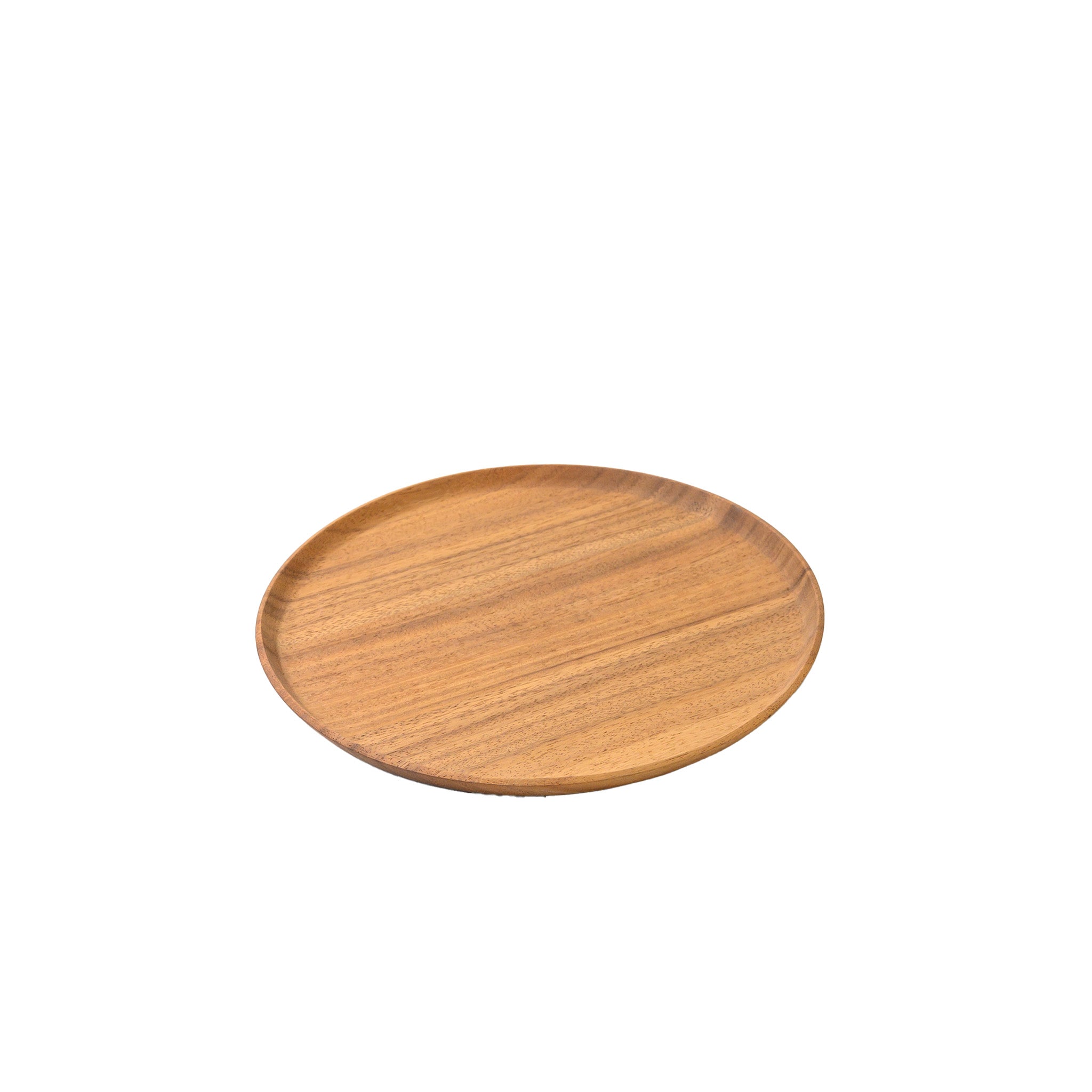 BLANCHE ROUND TRAY 26 CM. (ACACIA)