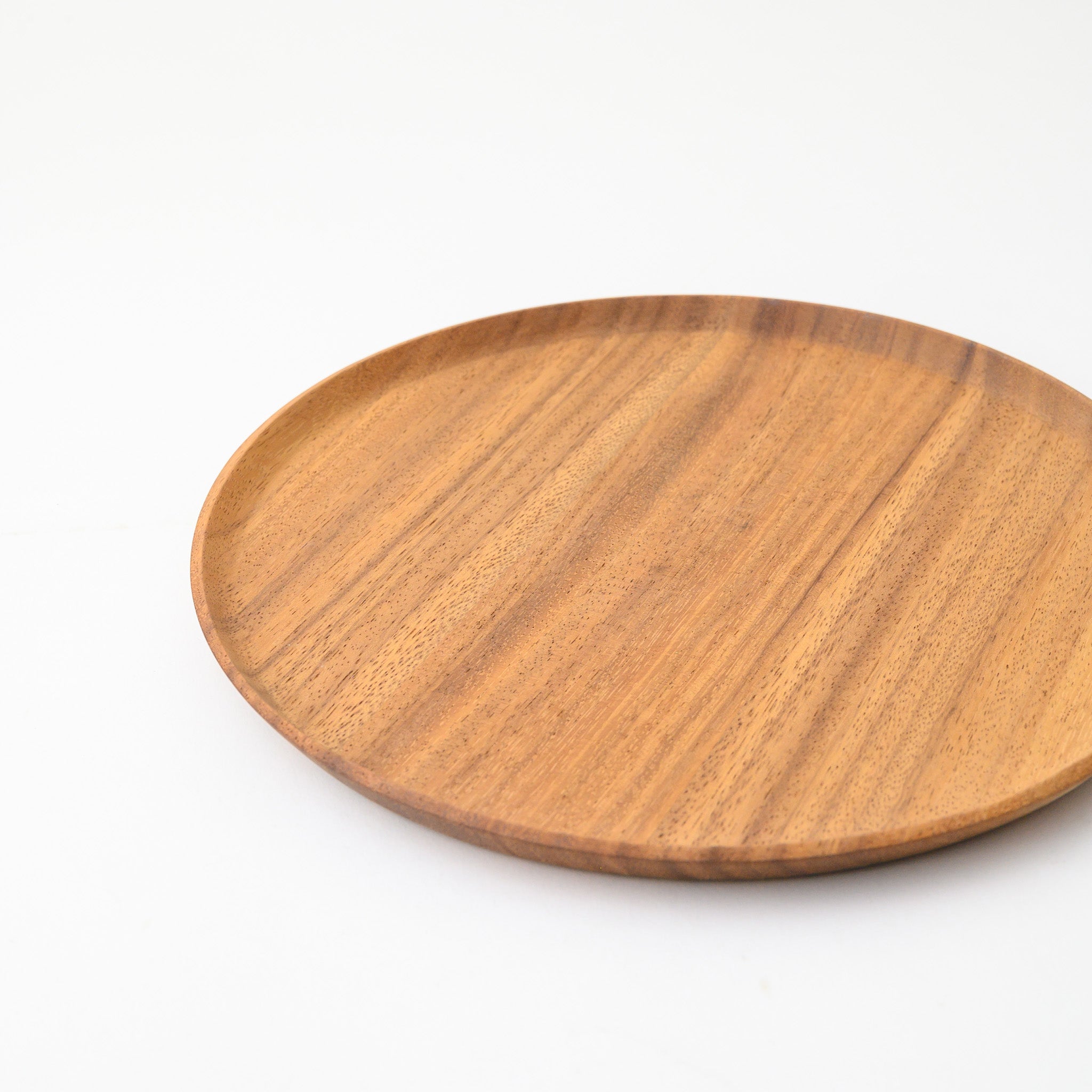 BLANCHE ROUND TRAY 26 CM. (ACACIA)