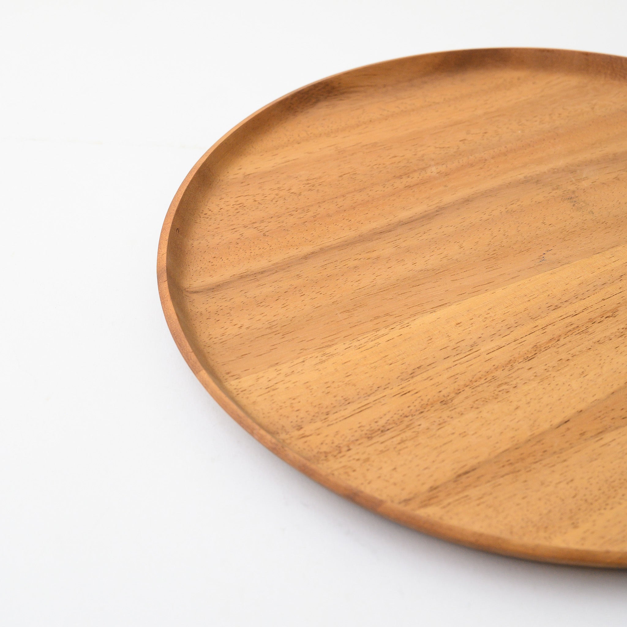 BLANCHE ROUND TRAY 30 CM. (ACACIA)