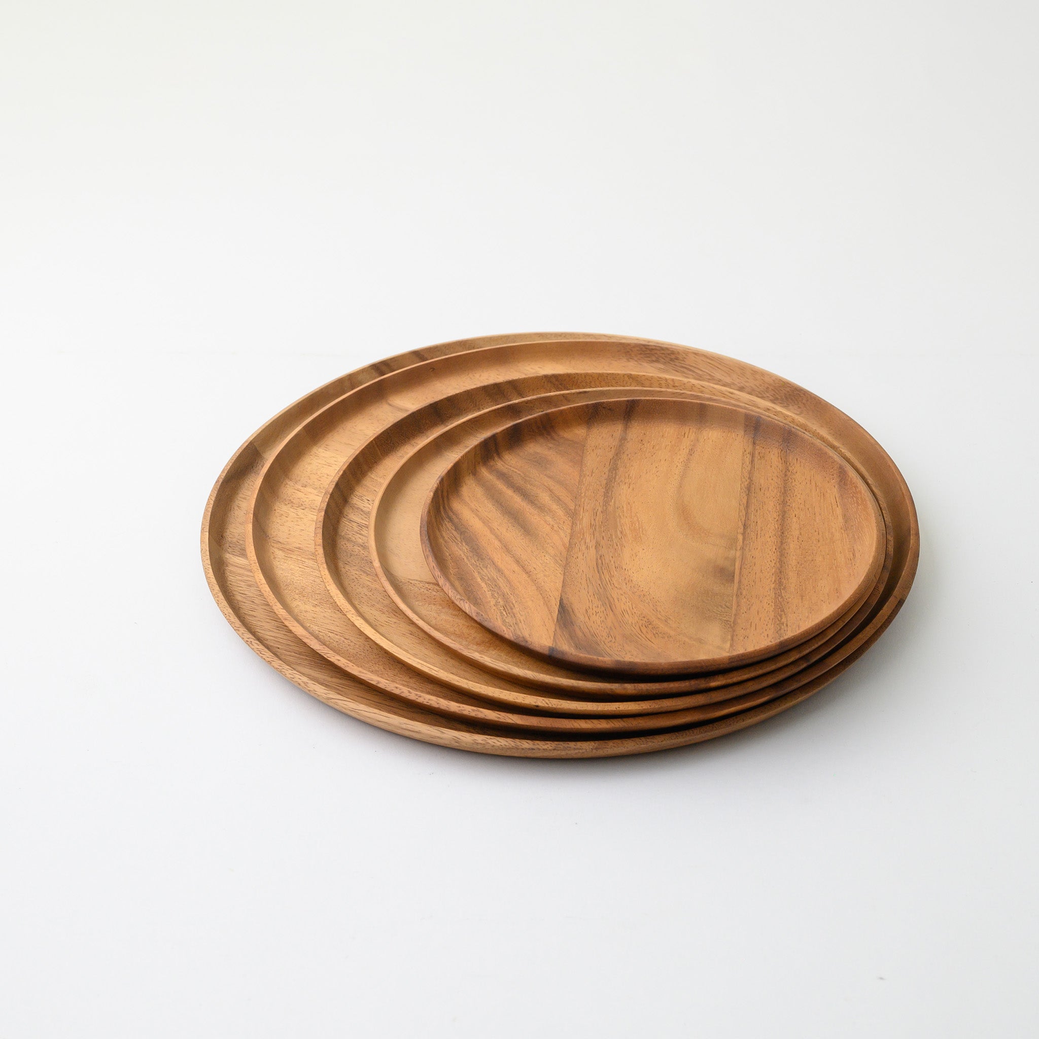 BLANCHE ROUND TRAY 30 CM. (ACACIA)