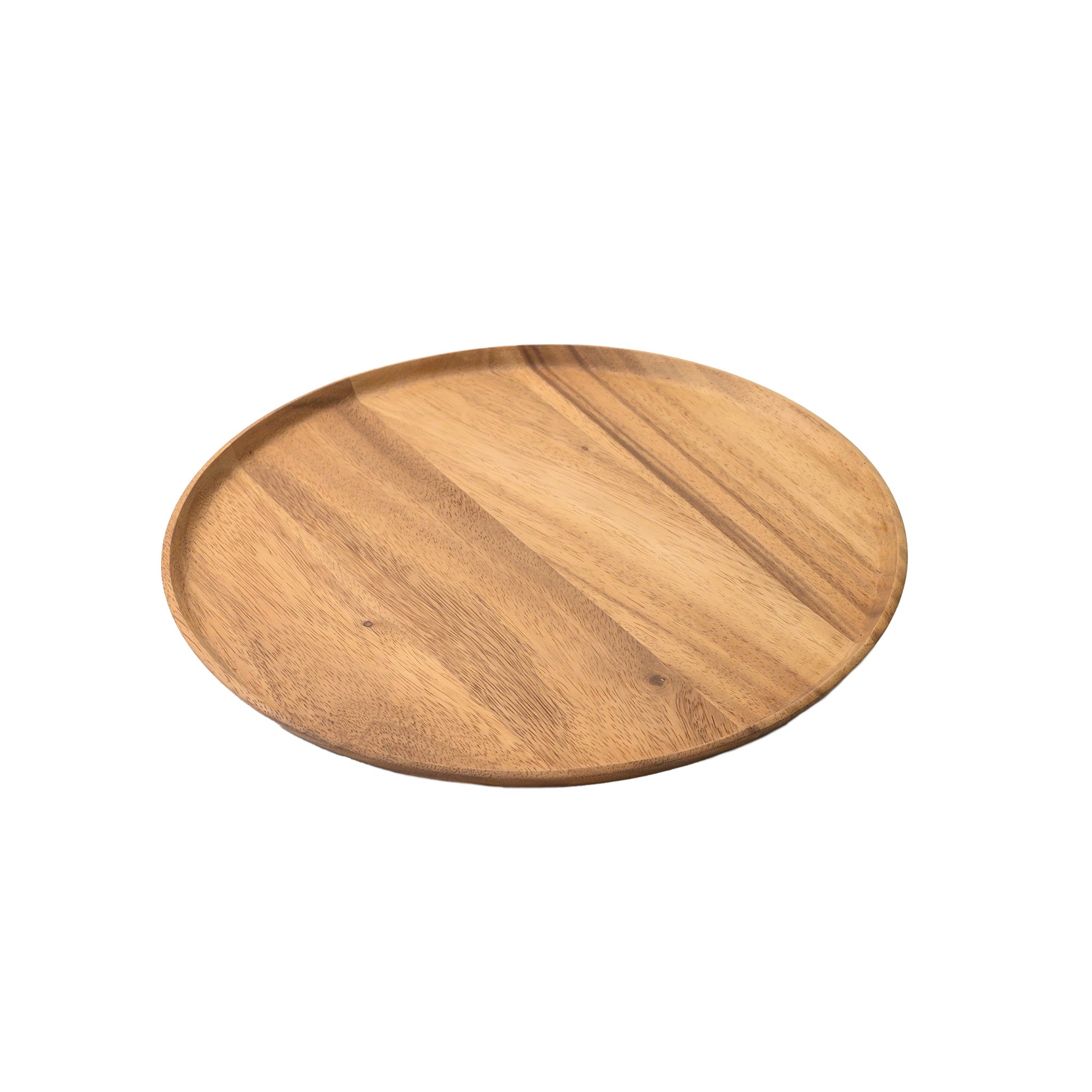 BLANCHE ROUND TRAY 33 CM. (ACACIA)