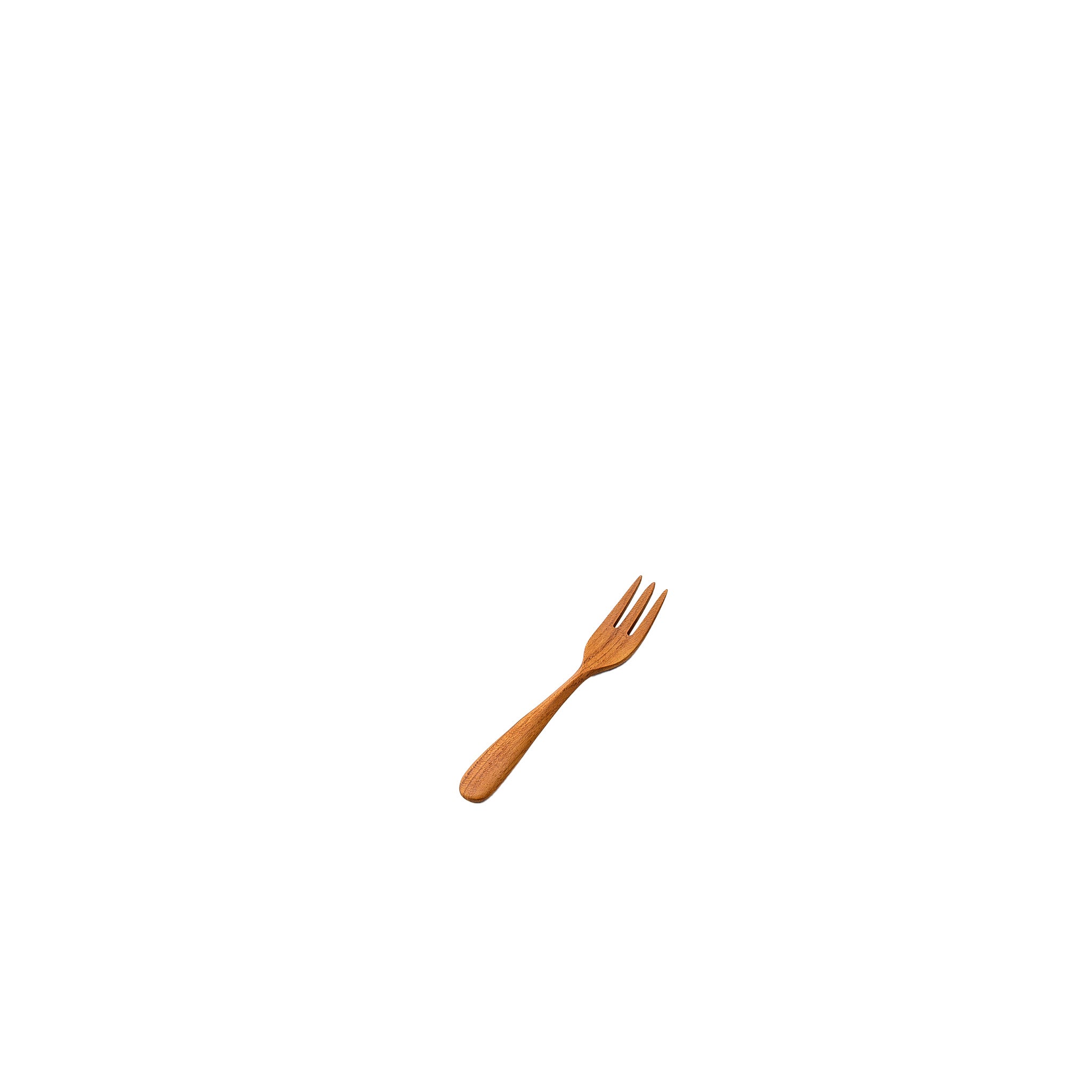 MANON DESSERT FORK (TEAK)