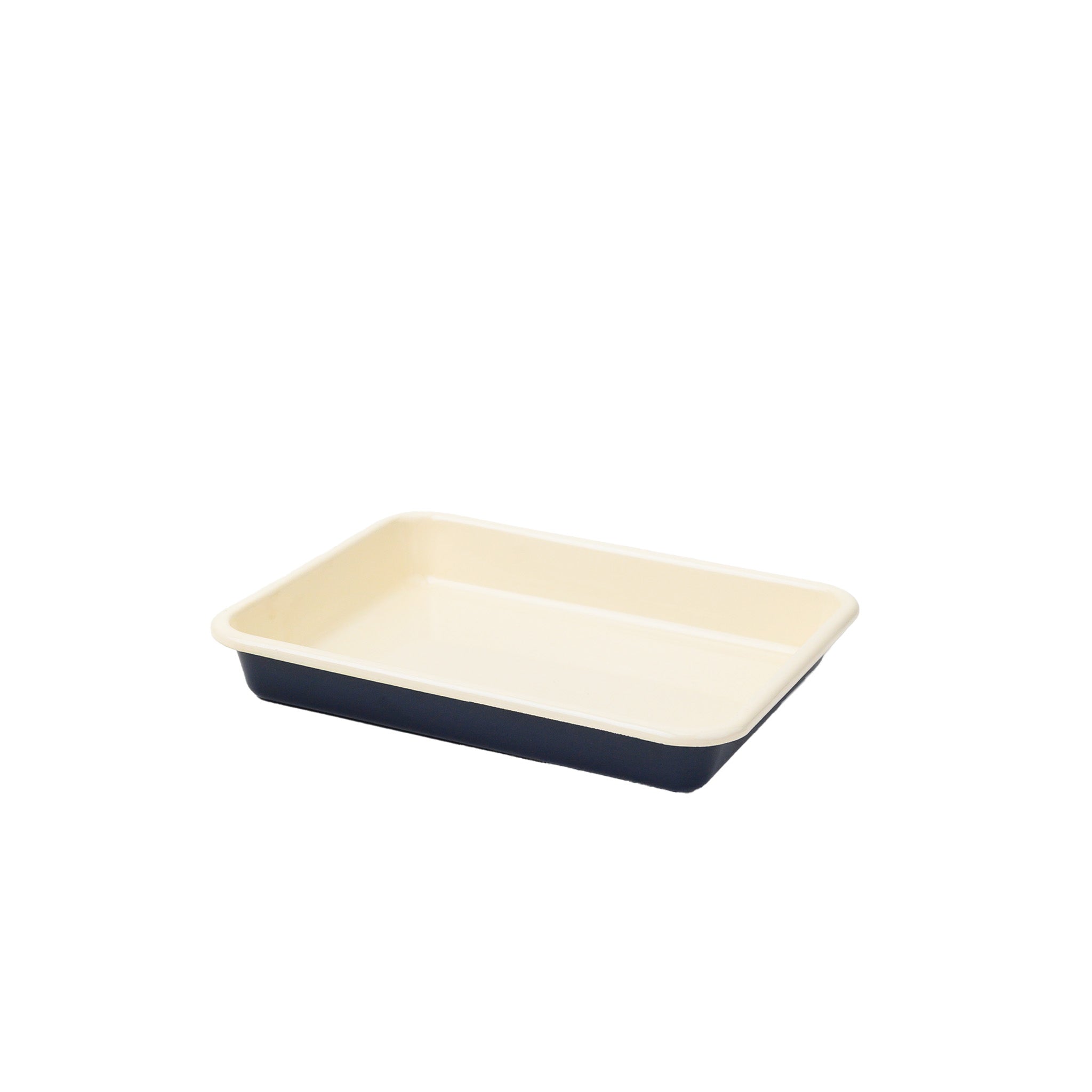 ENAMEL BAKING TRAY MID – BLUE SIZE M