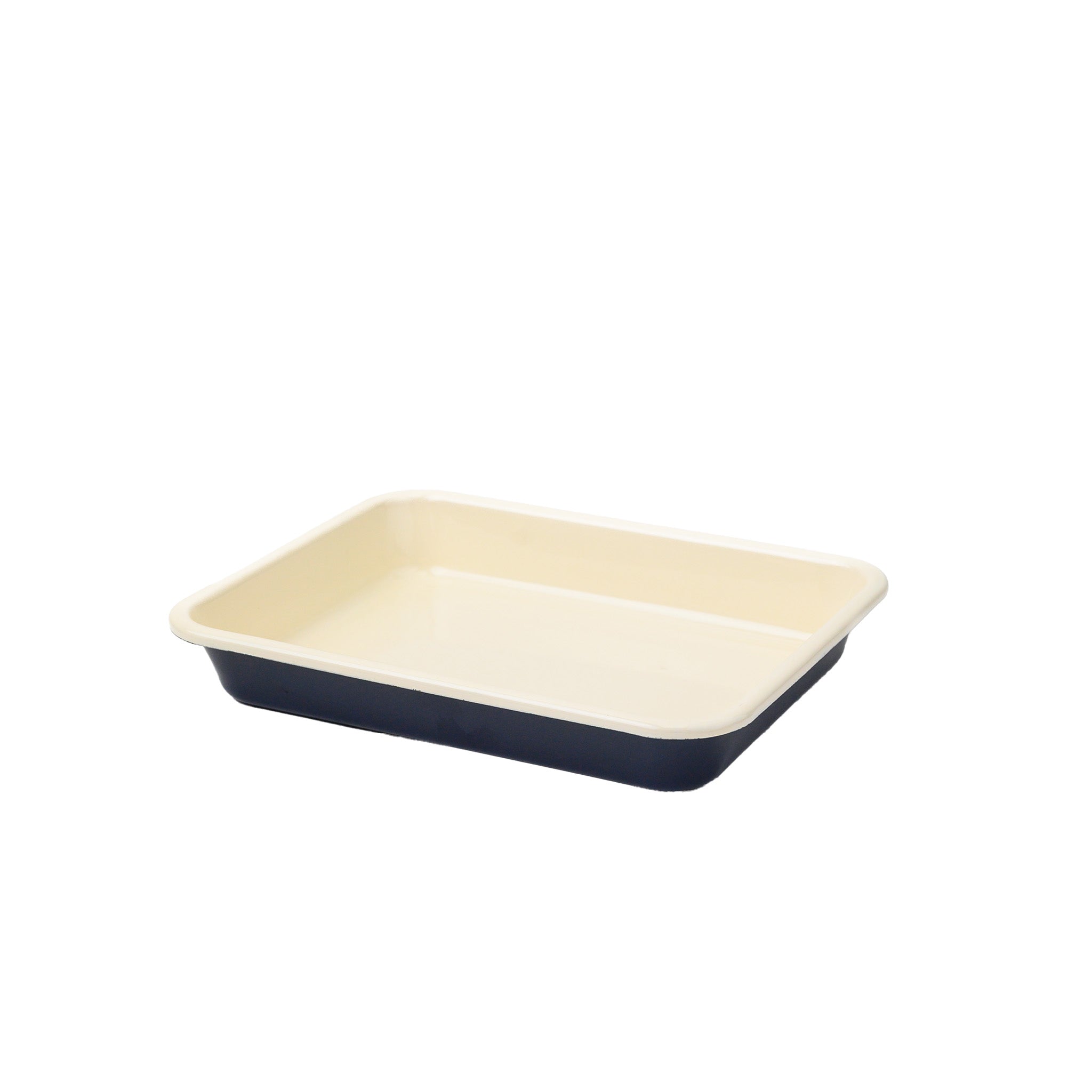 ENAMEL BAKING TRAY MID – BLUE SIZE L