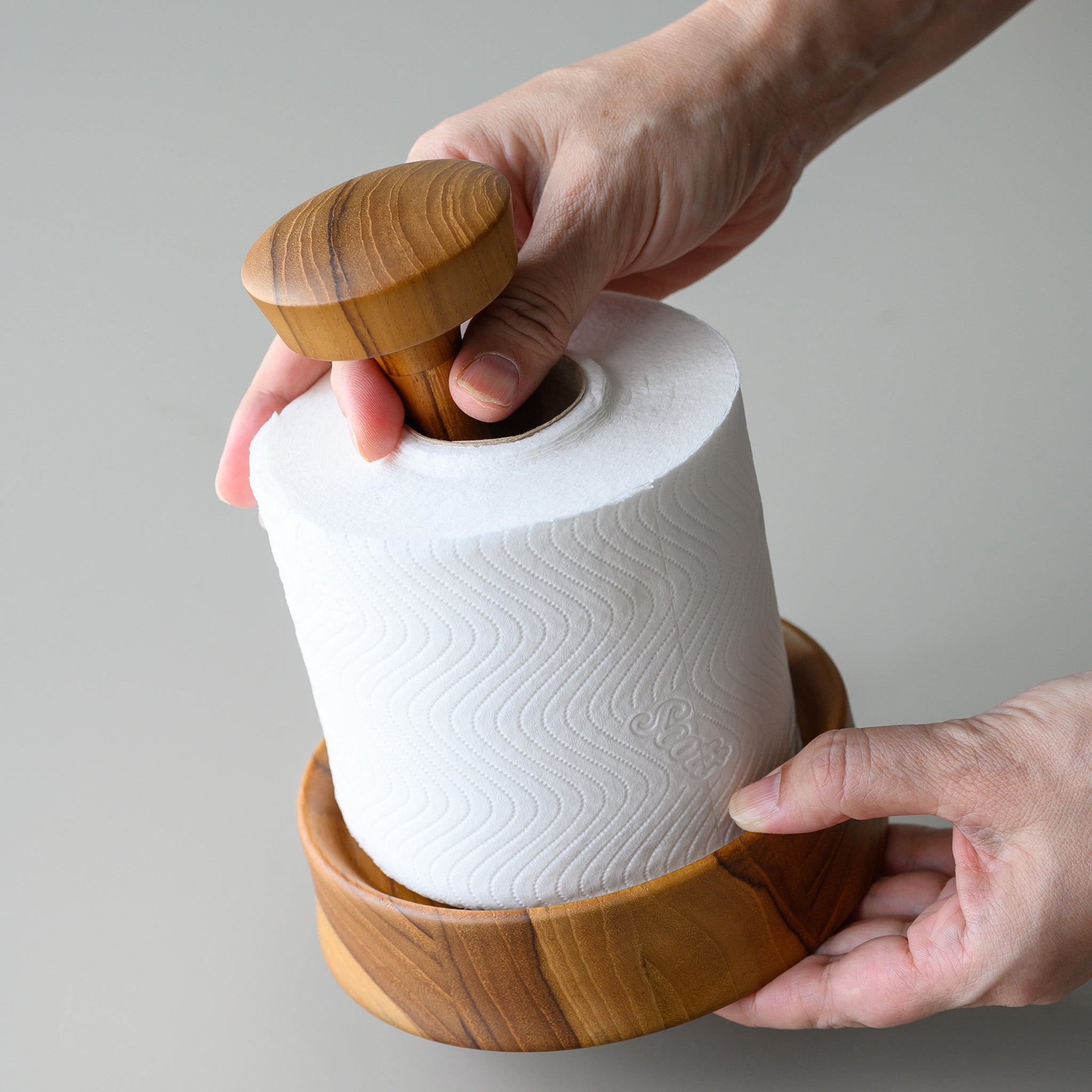 TOILET RIPPLES PAPER HOLDER