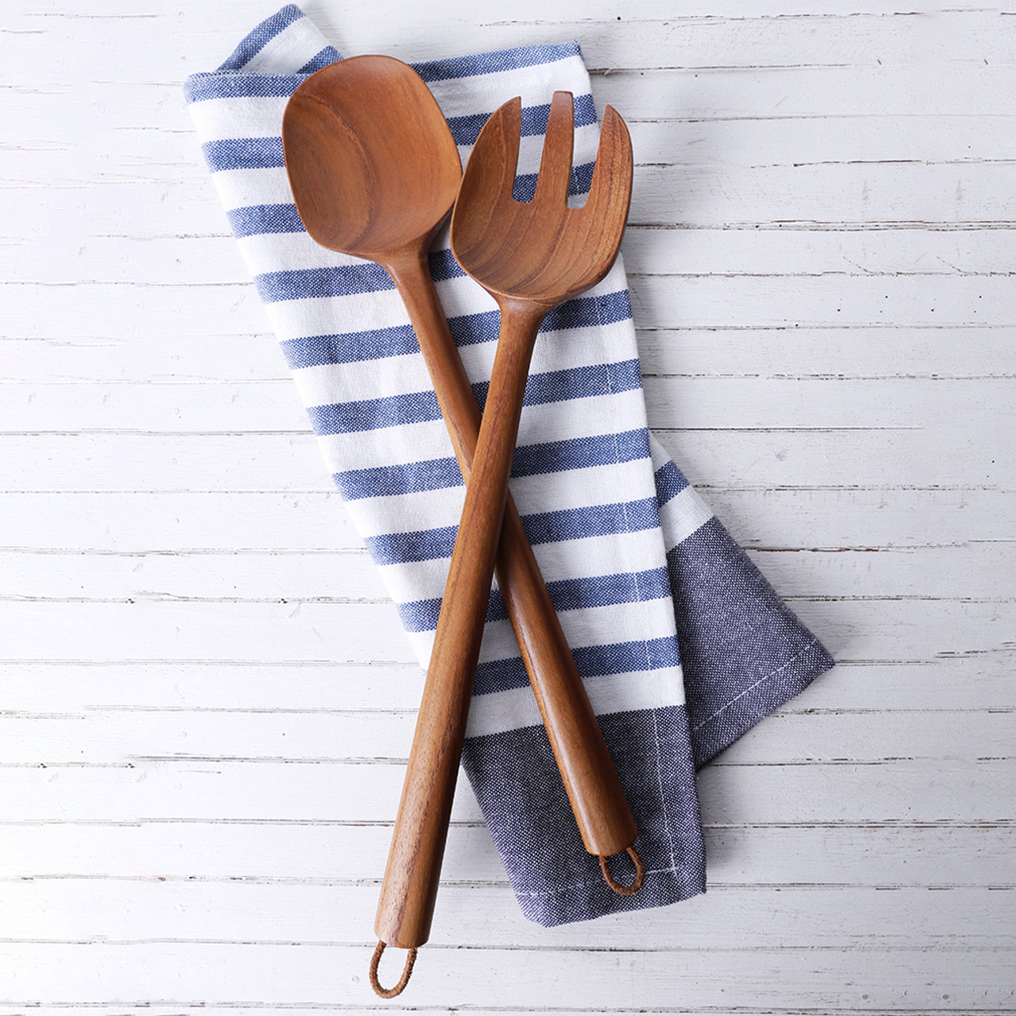 LIMPID SALAD SERVING SET (SPOON & FORK)