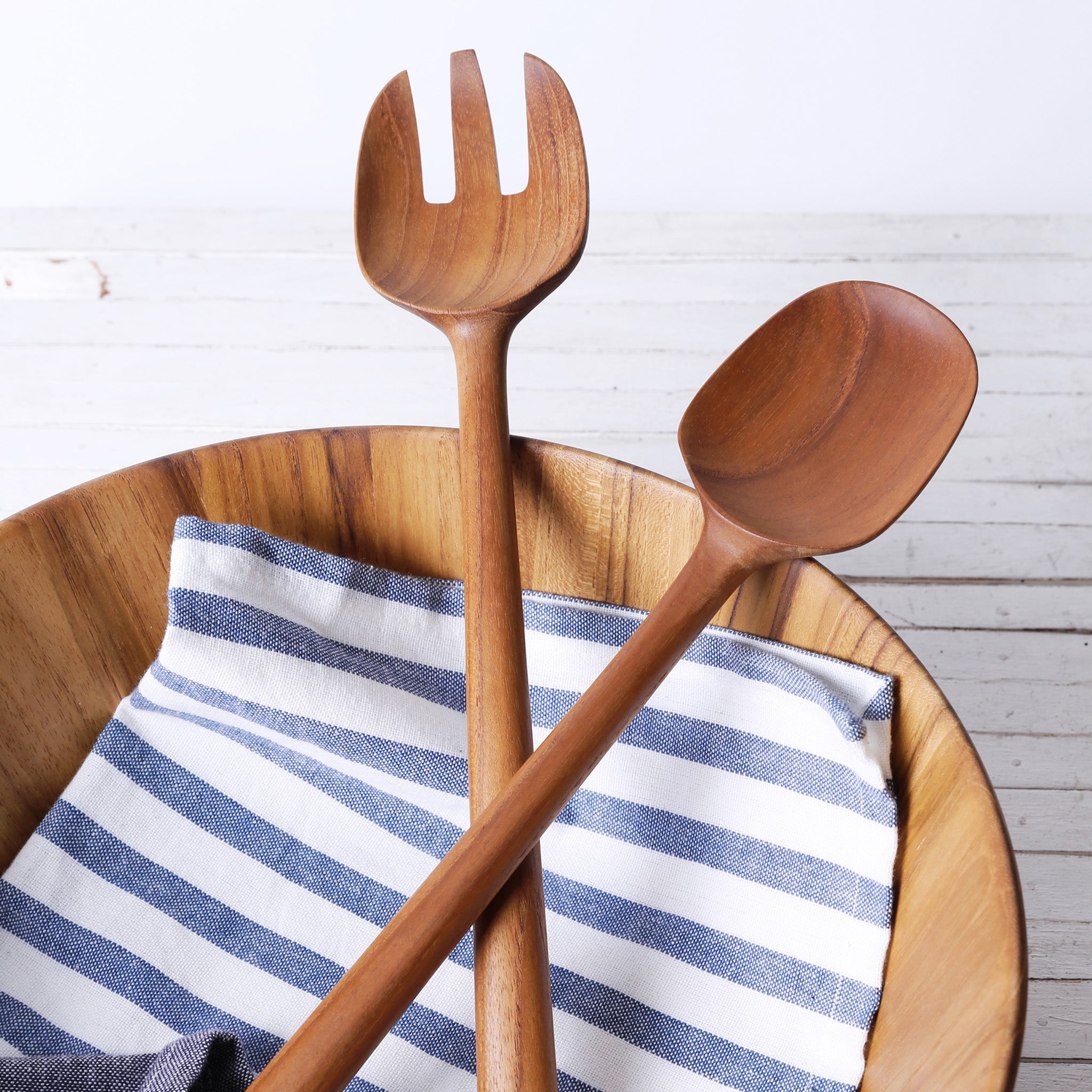 LIMPID SALAD SERVING SET (SPOON & FORK)
