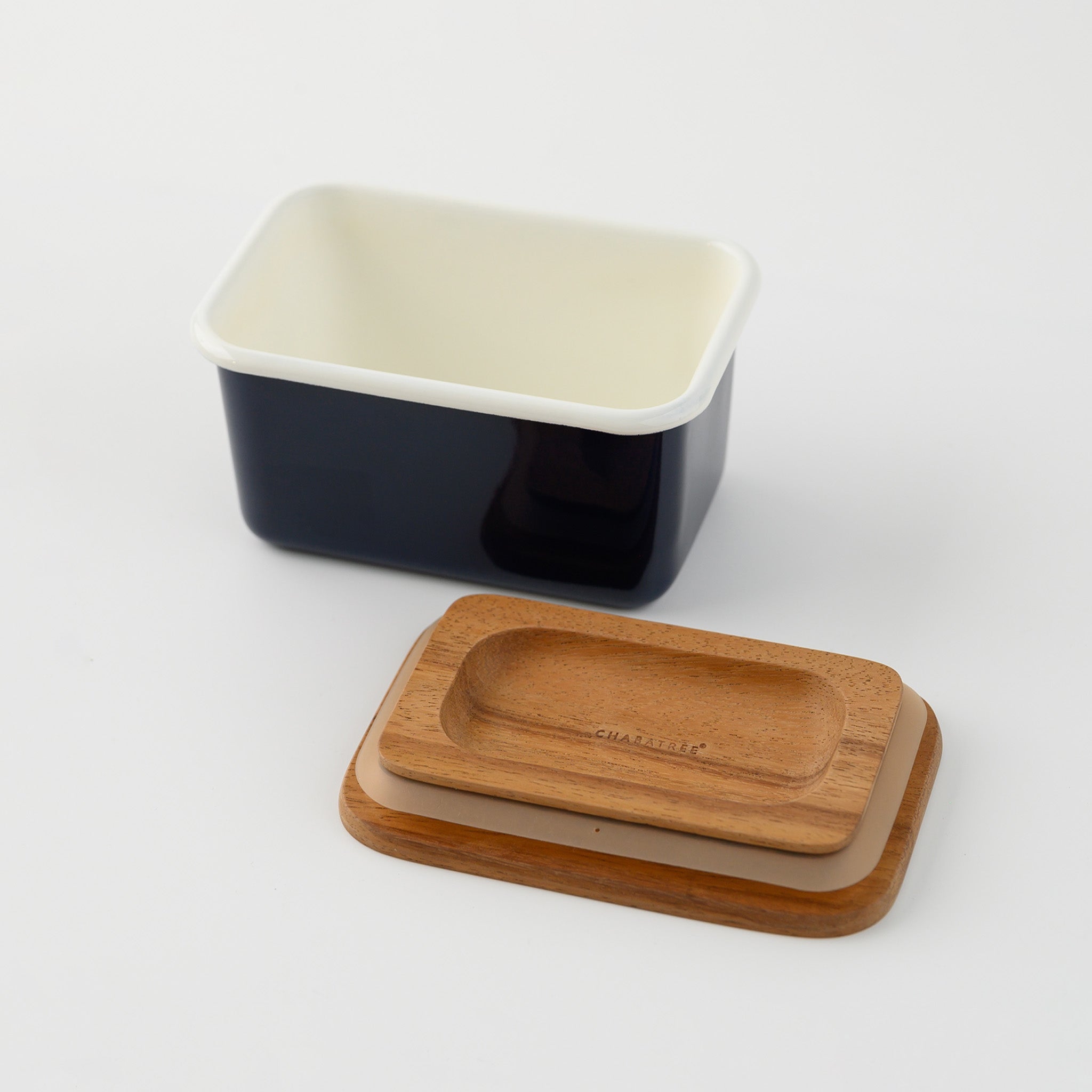 DEEP STORAGE CONTAINER S (STACKABLE) MID-BLUE