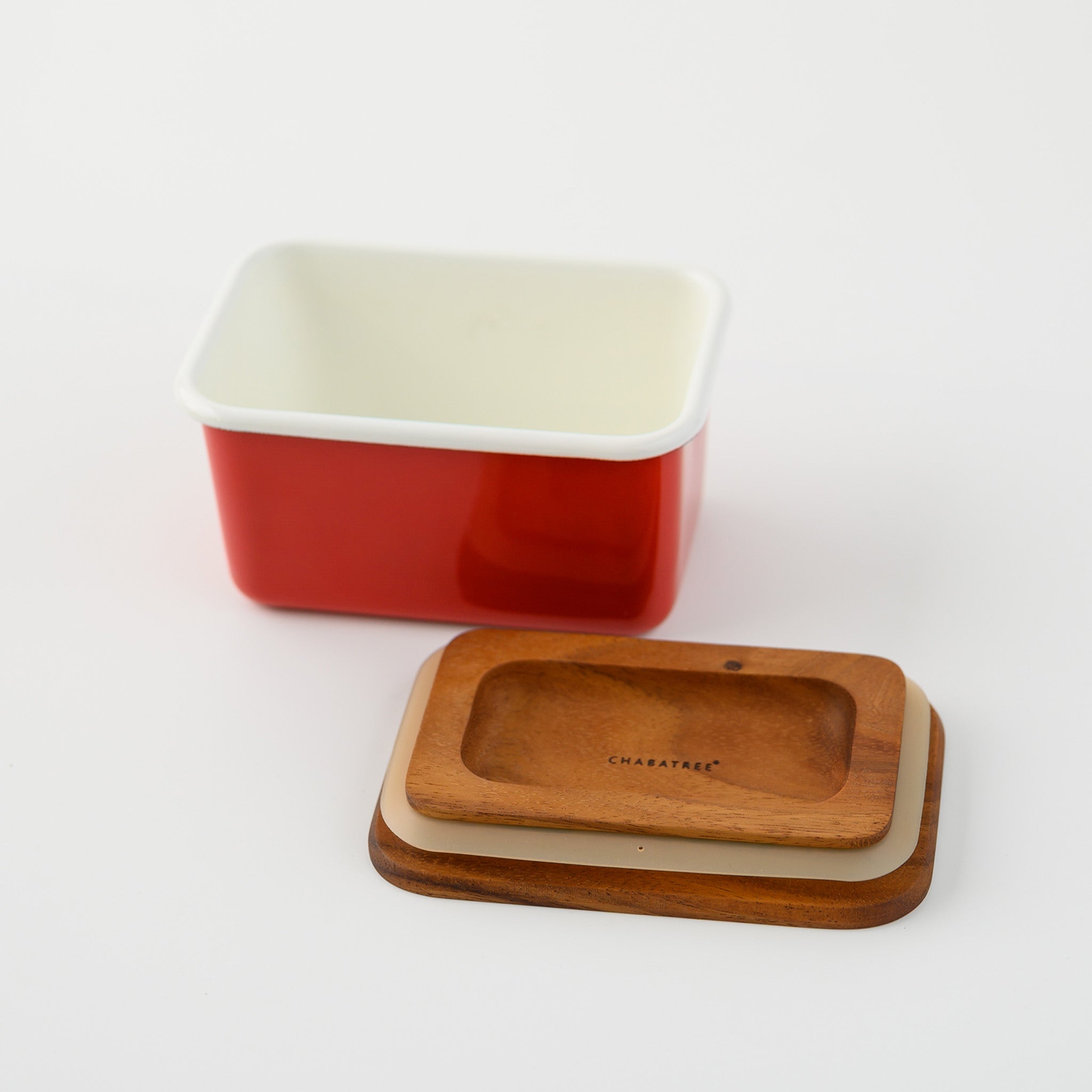 DEEP STORAGE CONTAINER S (STACKABLE) RED