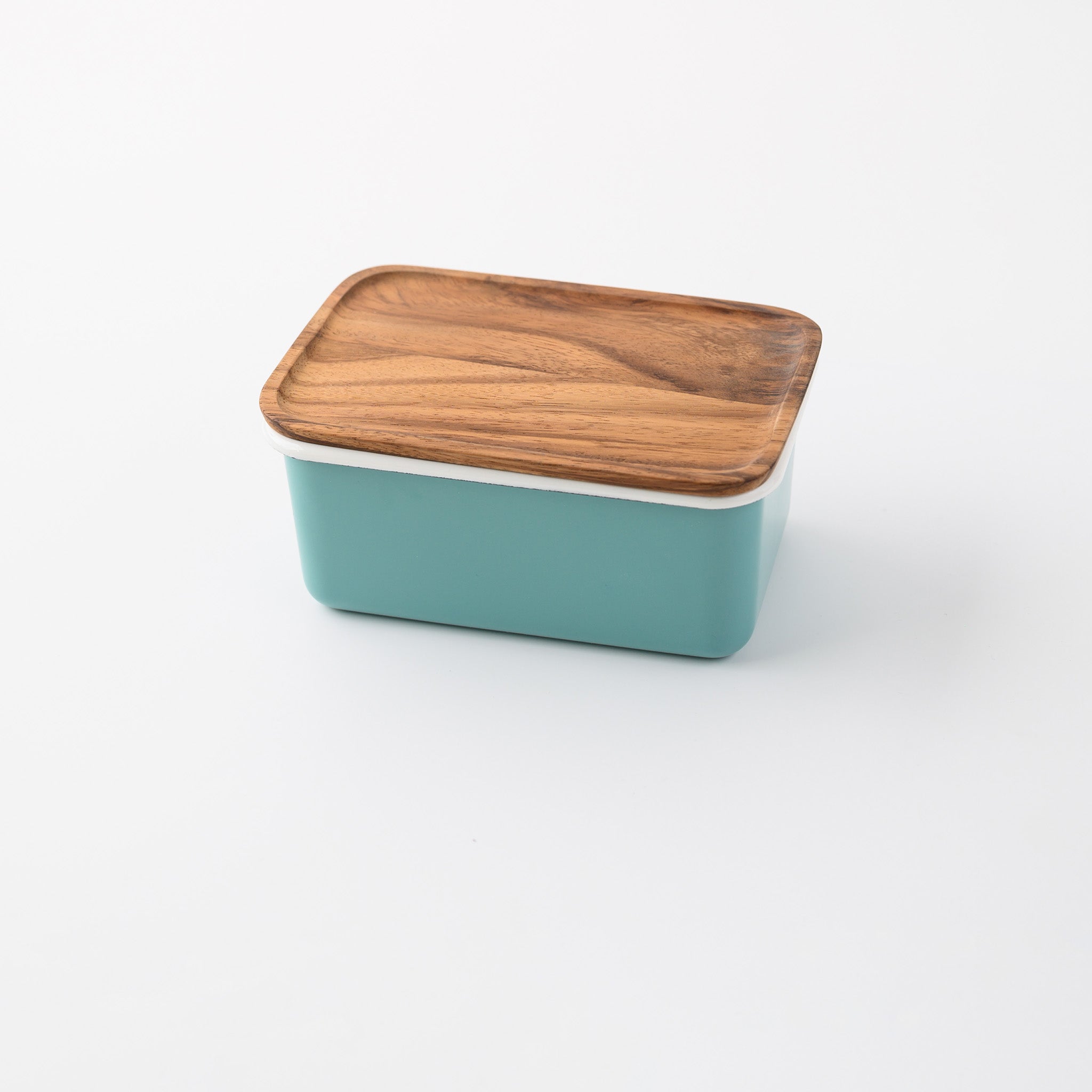 DEEP STORAGE CONTAINER M (STACKABLE) TEAL