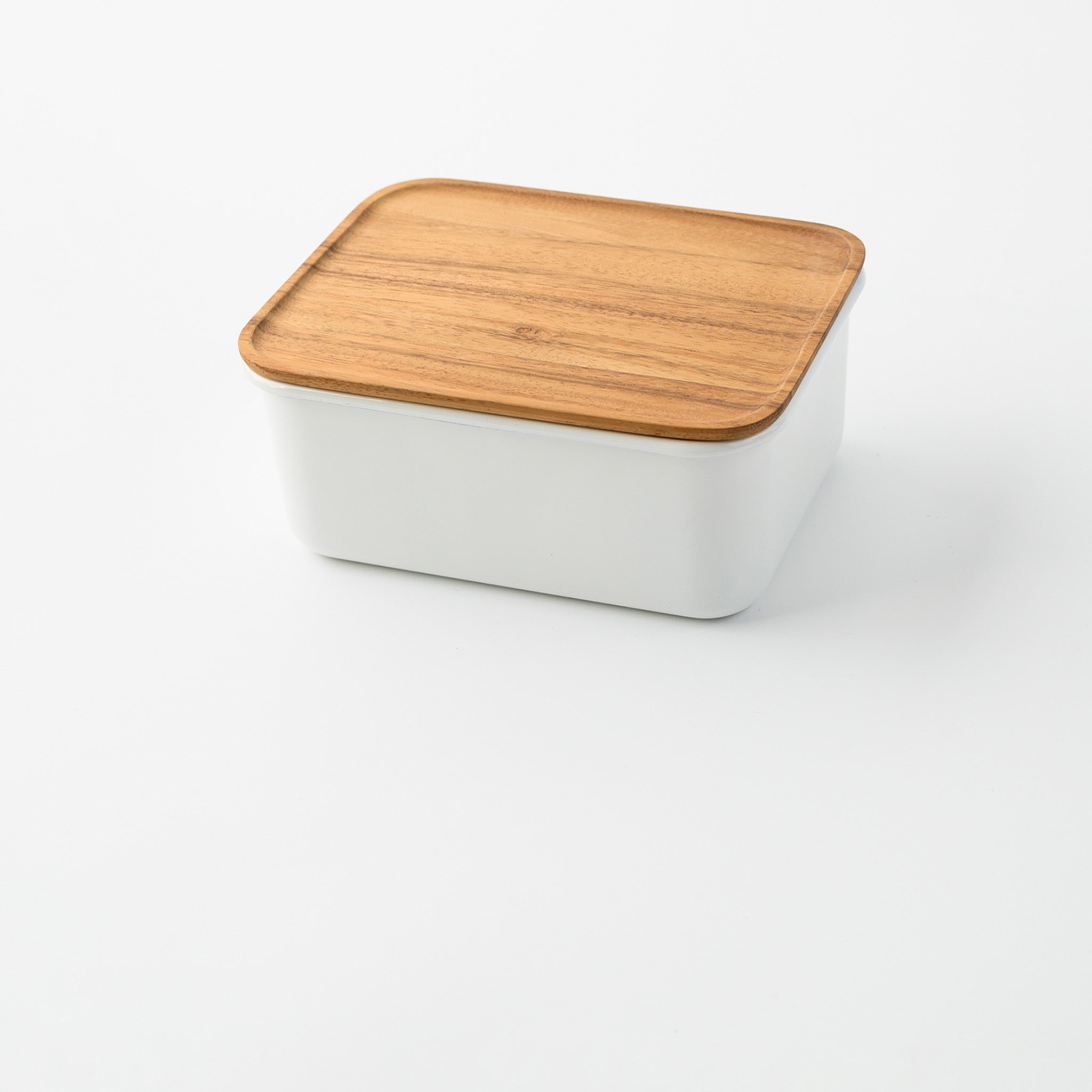 DEEP STORAGE CONTAINER L (STACKABLE) WHITE