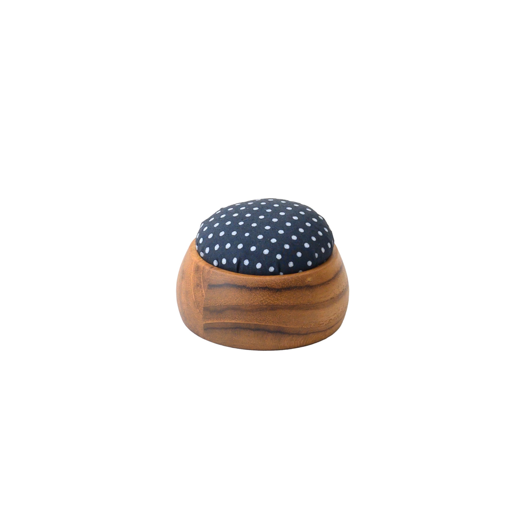 PINCUSHION 6.5 CM. (TEAK)