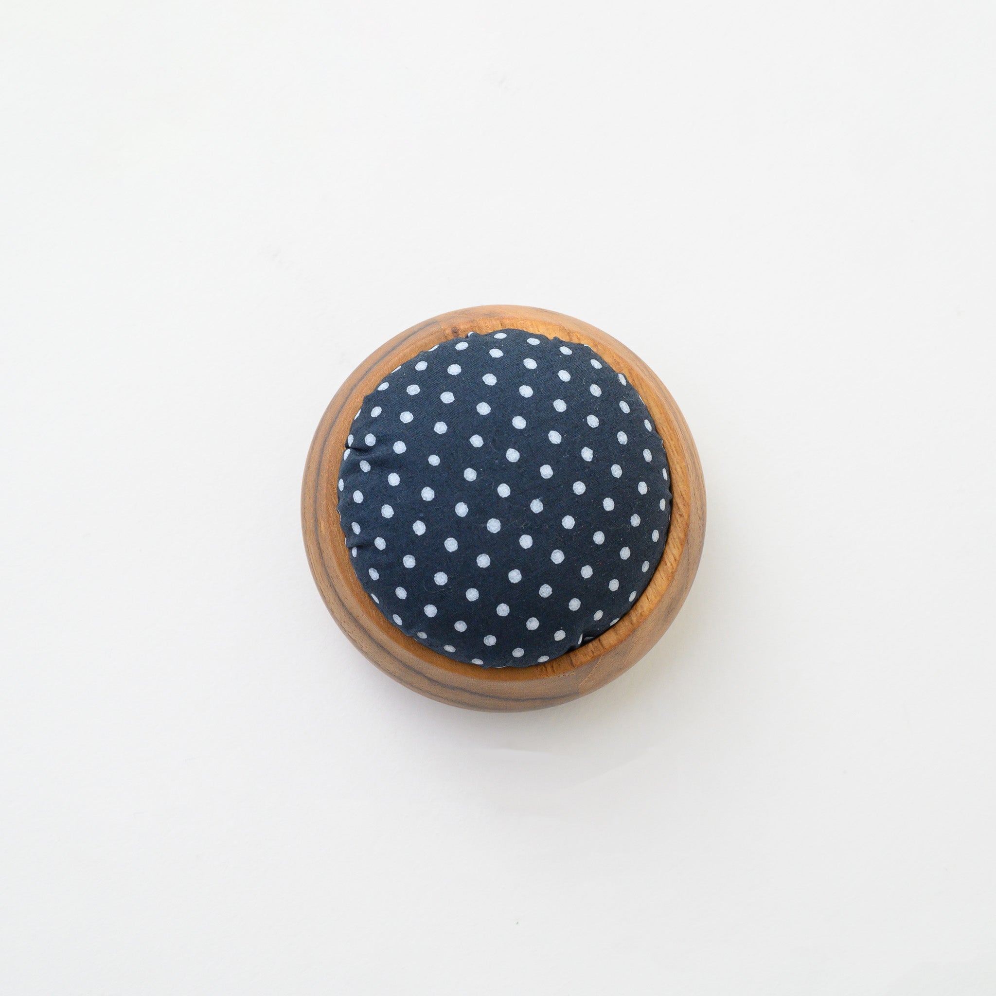 PINCUSHION 6.5 CM. (TEAK)