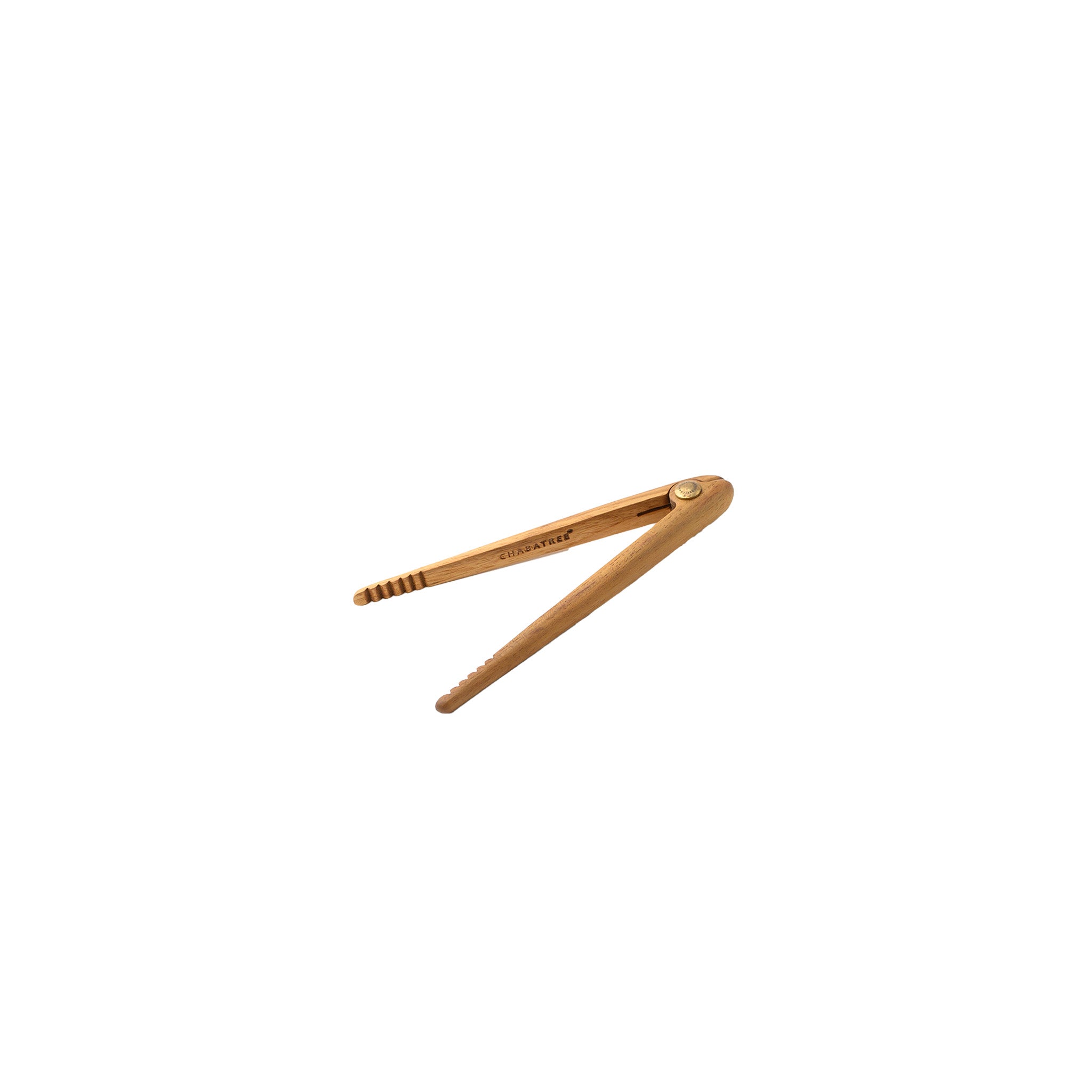 PINE NEEDLE TONGS 6" (TEAK)