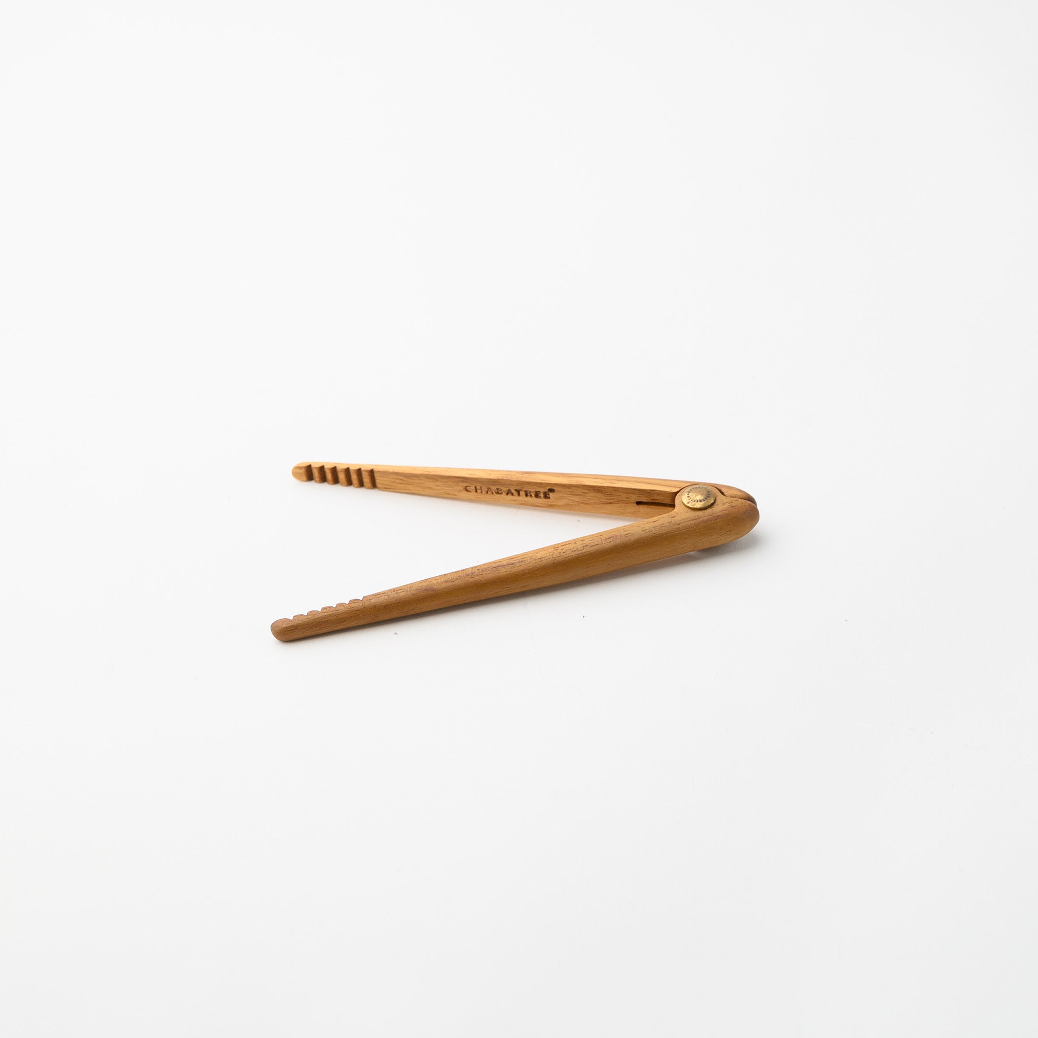 PINE NEEDLE TONGS 6" (TEAK)