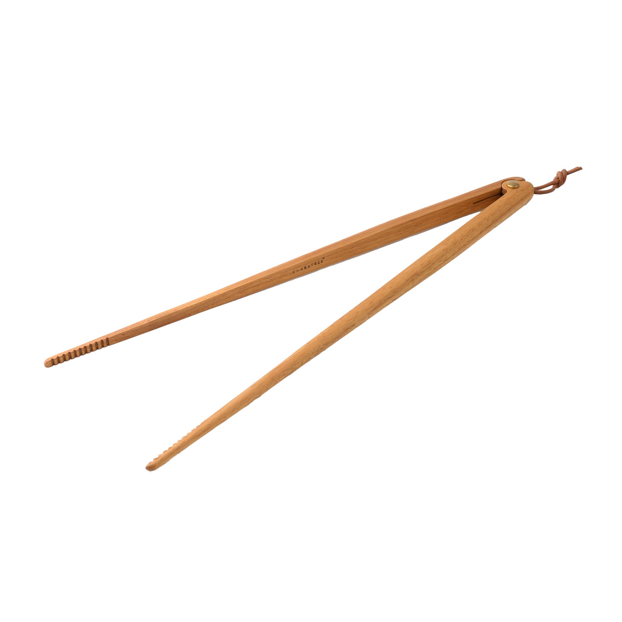 PINE NEEDLE TONGS 17" (TEAK)
