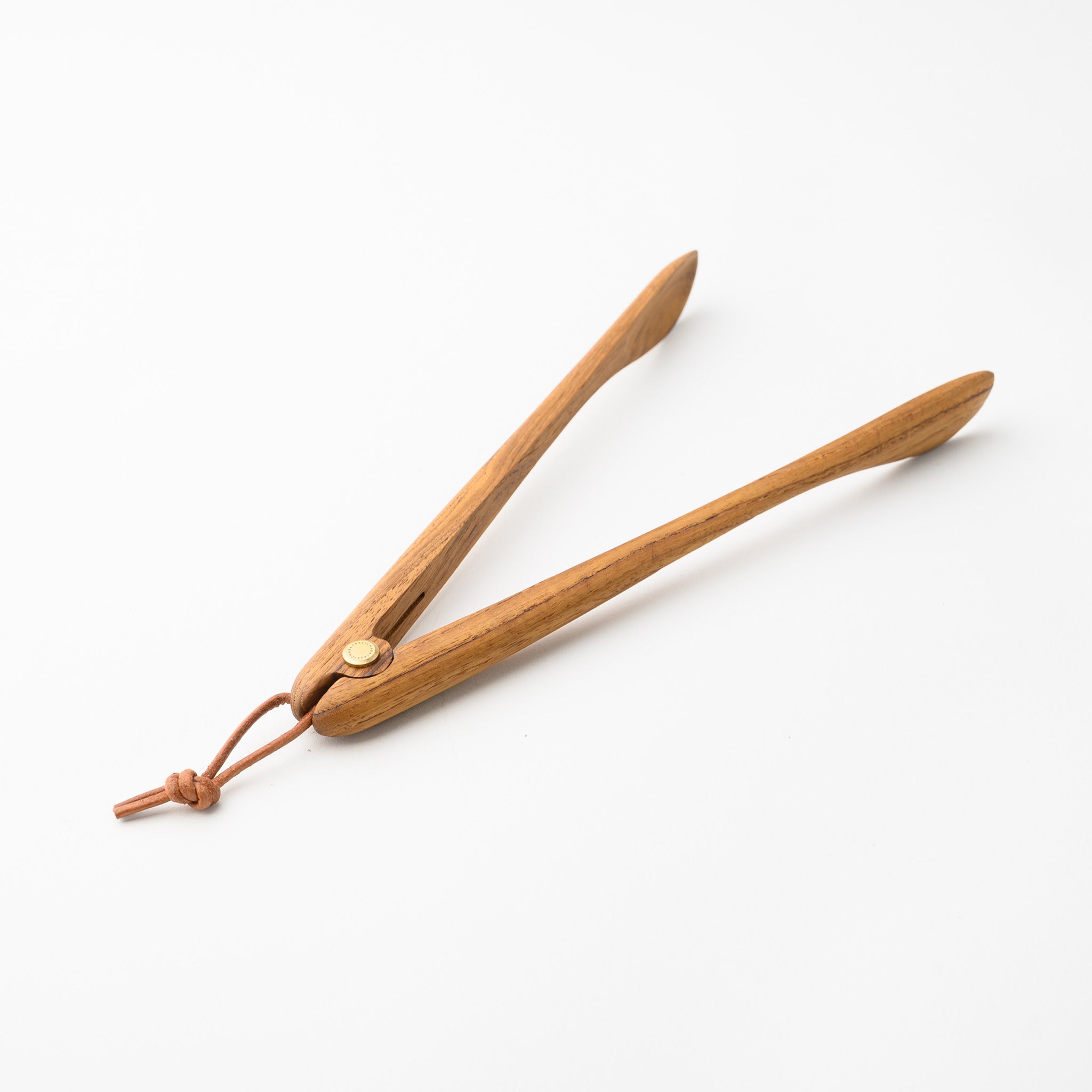 HORSETAIL TONGS 10" (TEAK)