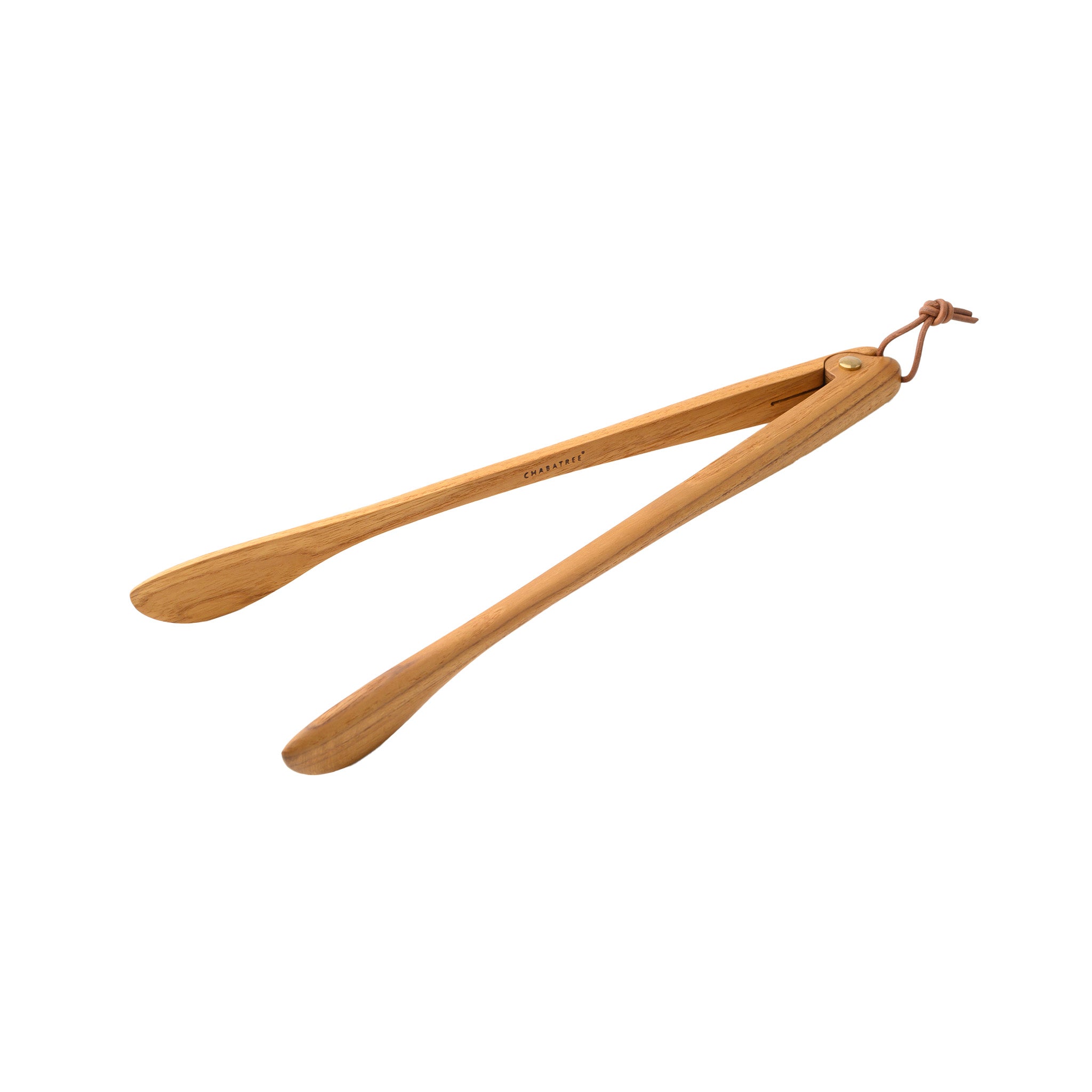 HORSETAIL TONGS 14" (TEAK)