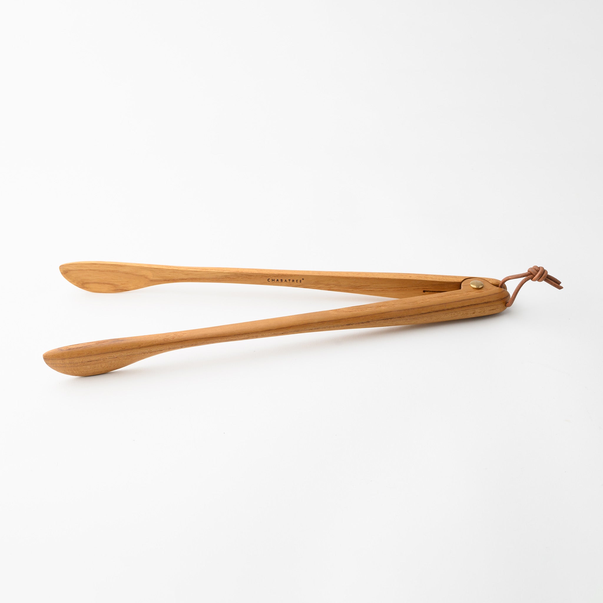 HORSETAIL TONGS 14" (TEAK)