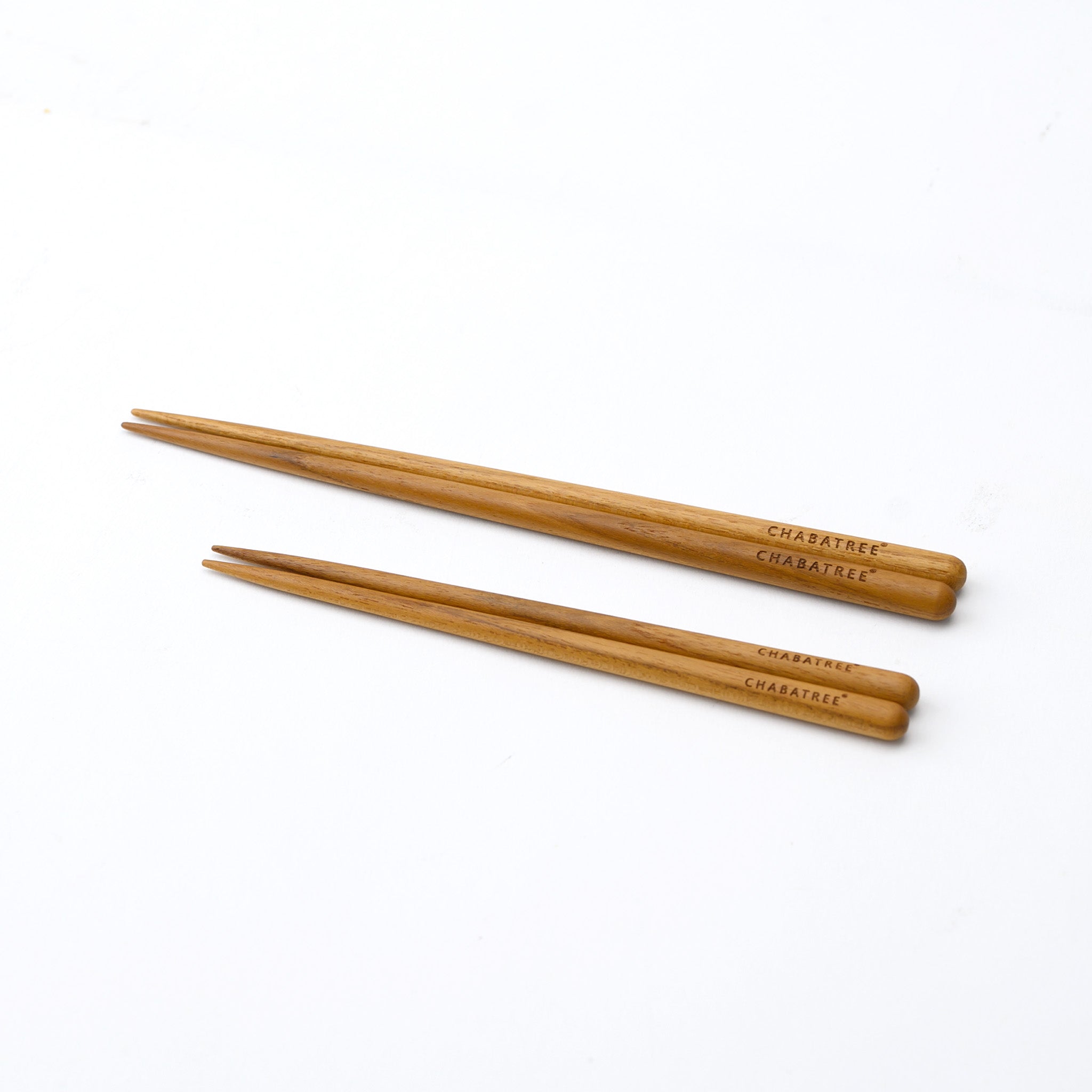 "COMPASS" CHOPSTICKS WITH CASE (ROUND) 17 (TEAK)