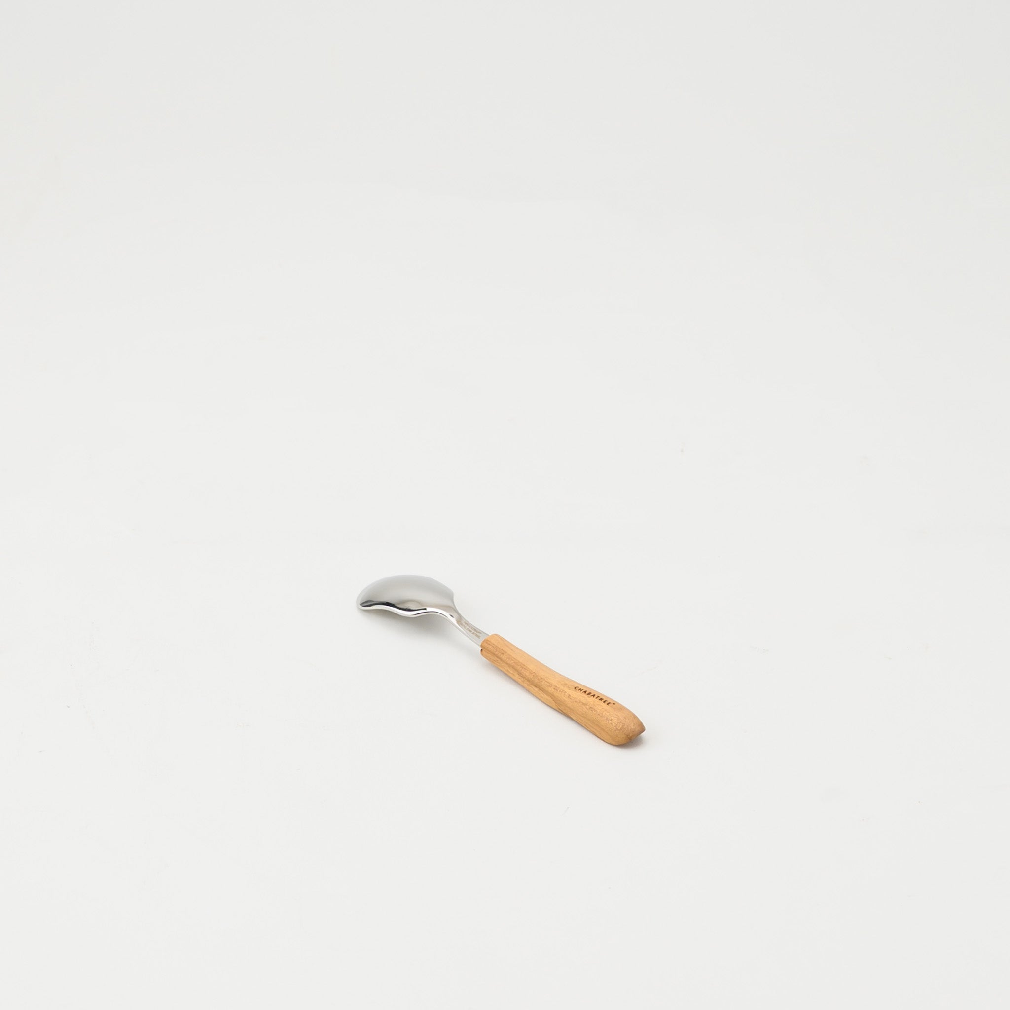 RIBWORT ICECREAM SPOON (TEAK)