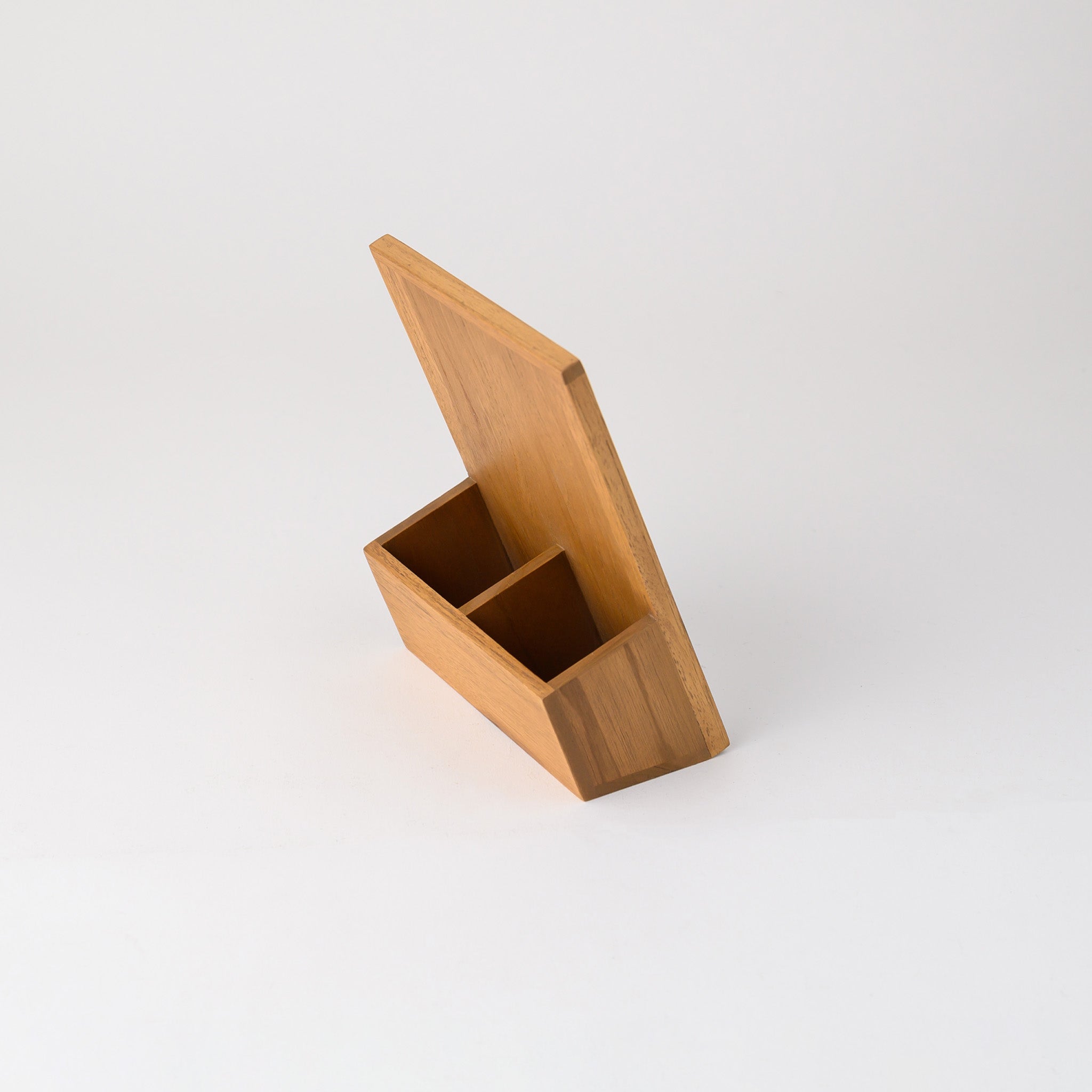 DESK STAND MIRROR (TEAK)