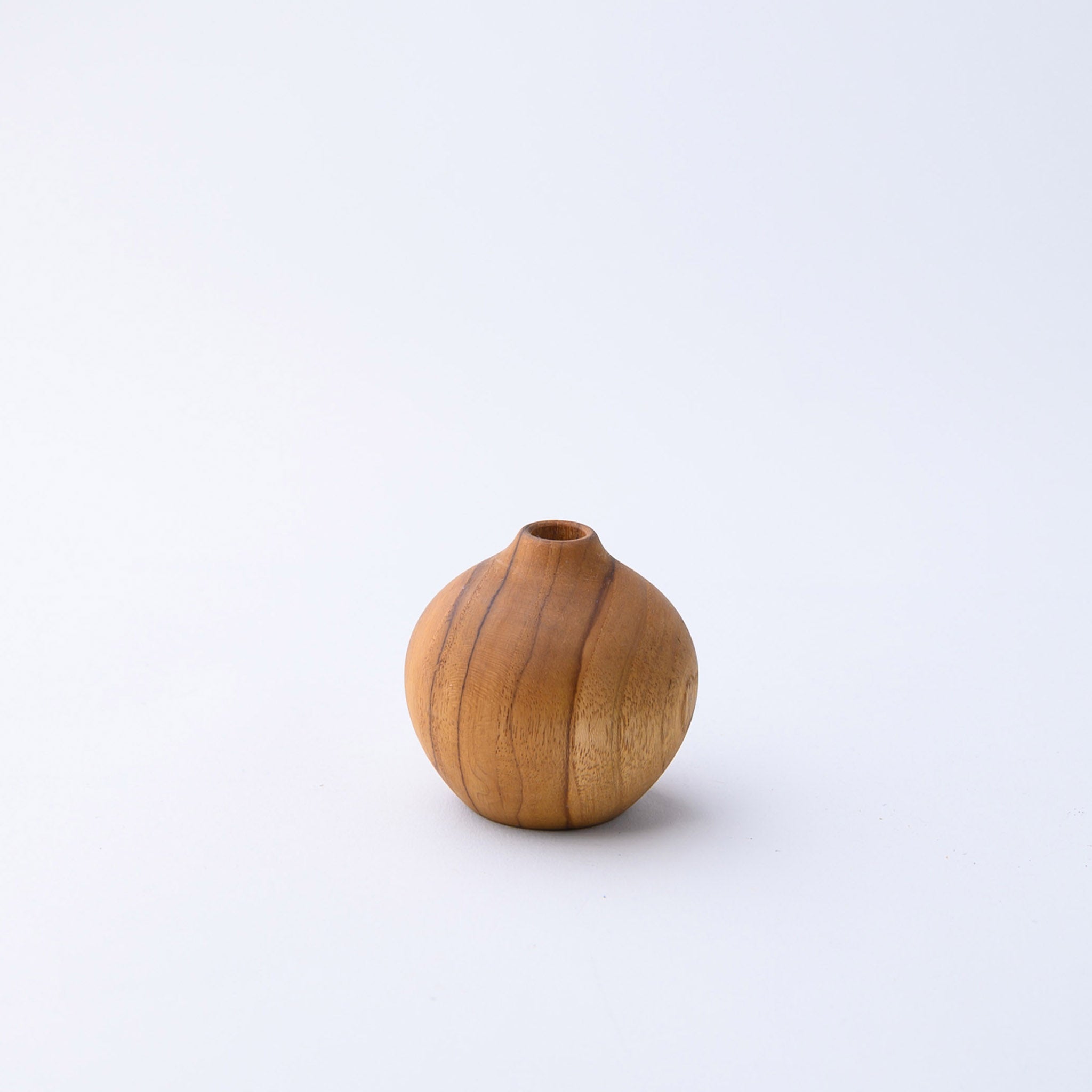 FLOWER VASE TYPE A 7 CM. (TEAK)