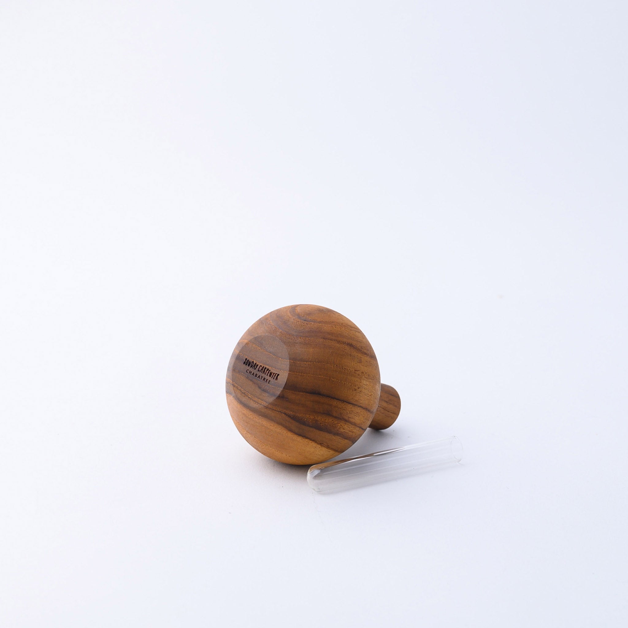 FLOWER VASE TYPE B 9 CM. (TEAK)