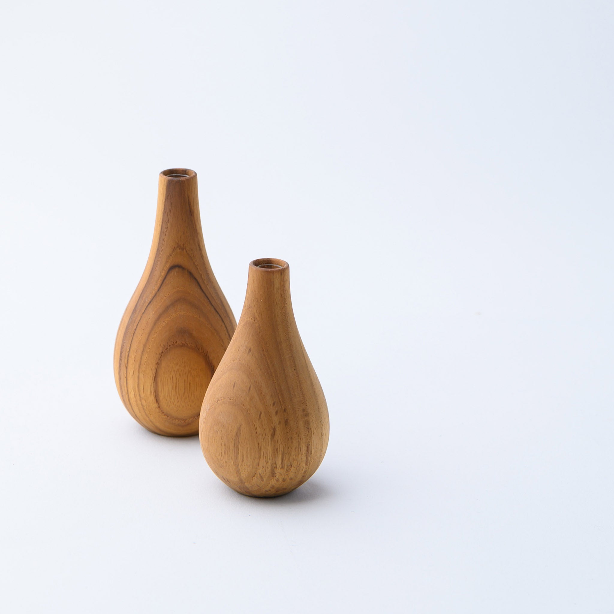 FLOWER VASE TYPE C 10 CM. (TEAK)