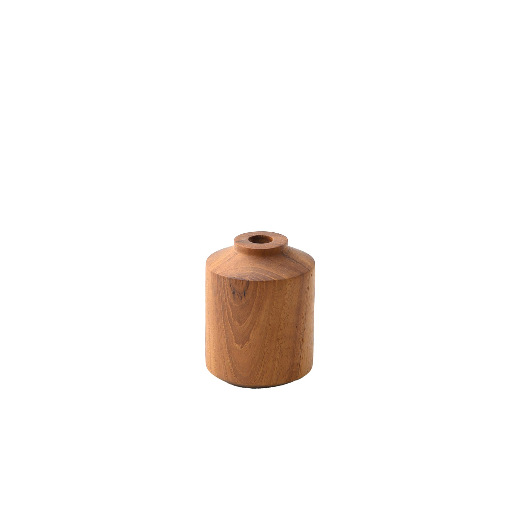 FLOWER VASE TYPE D 7.8 CM. (TEAK)