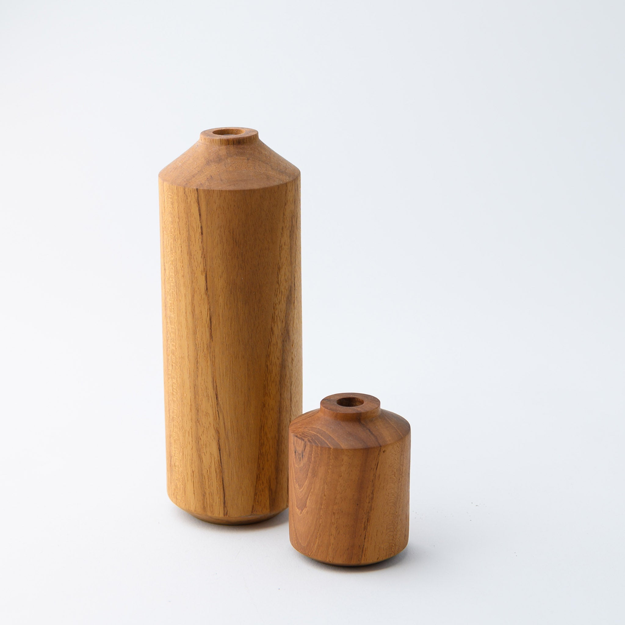 FLOWER VASE TYPE D 7.8 CM. (TEAK)