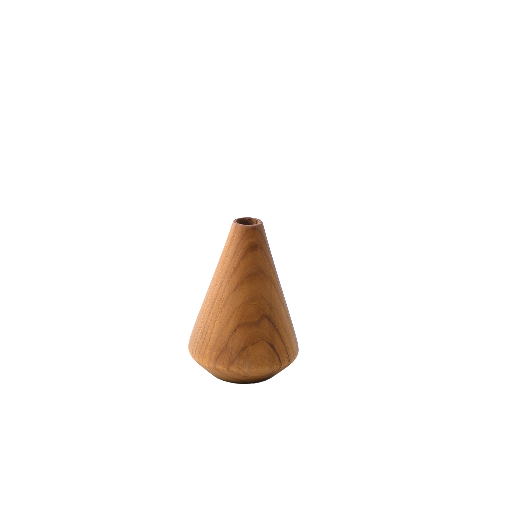 FLOWER VASE TYPE E 9.7 CM. (TEAK)