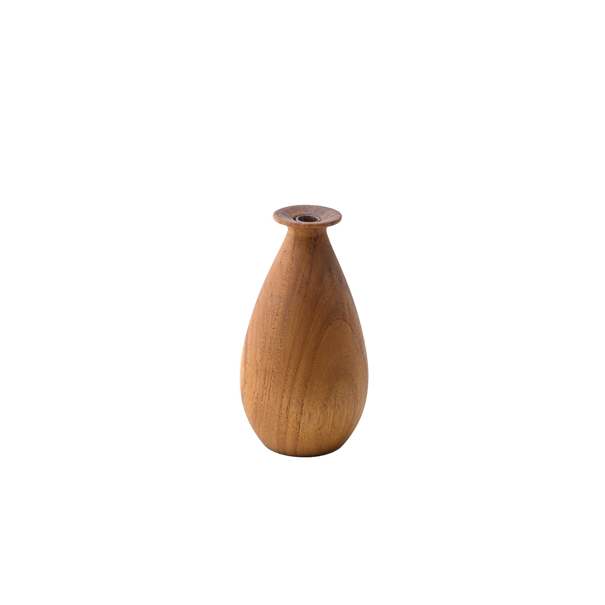 FLOWER VASE TYPE F 12 CM.(TEAK)