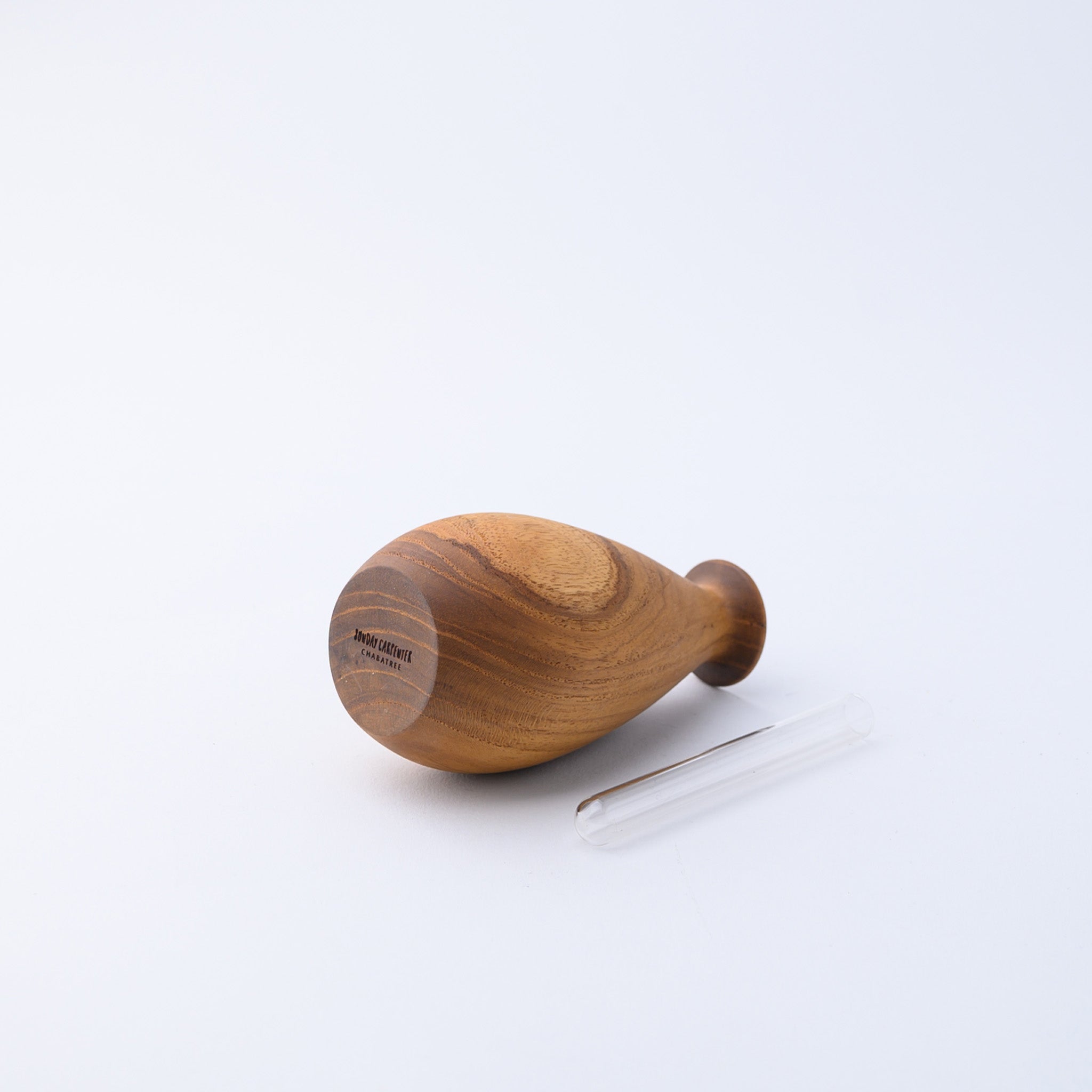 FLOWER VASE TYPE F 12 CM.(TEAK)