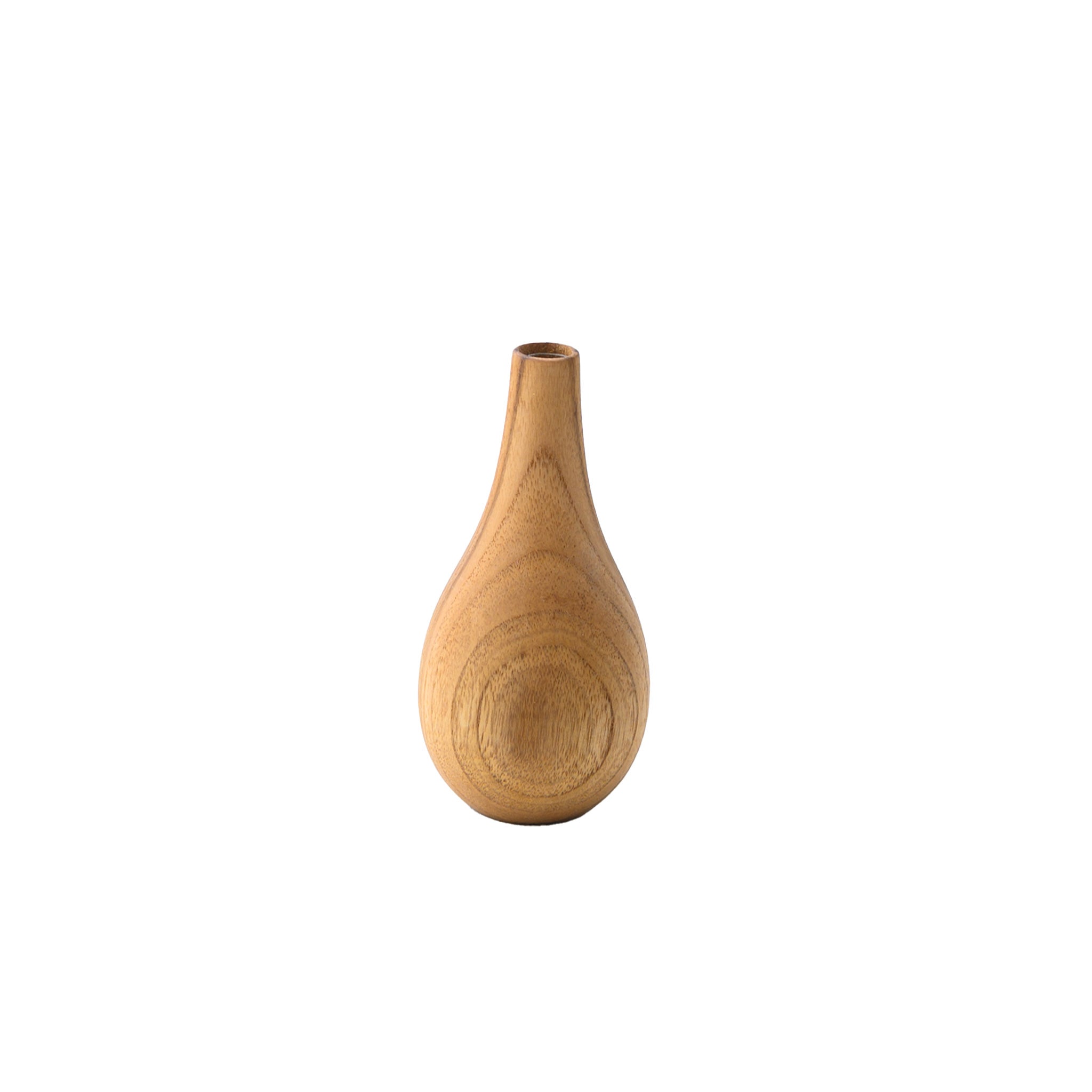 FLOWER VASE TYPE C 12 CM.(TEAK)