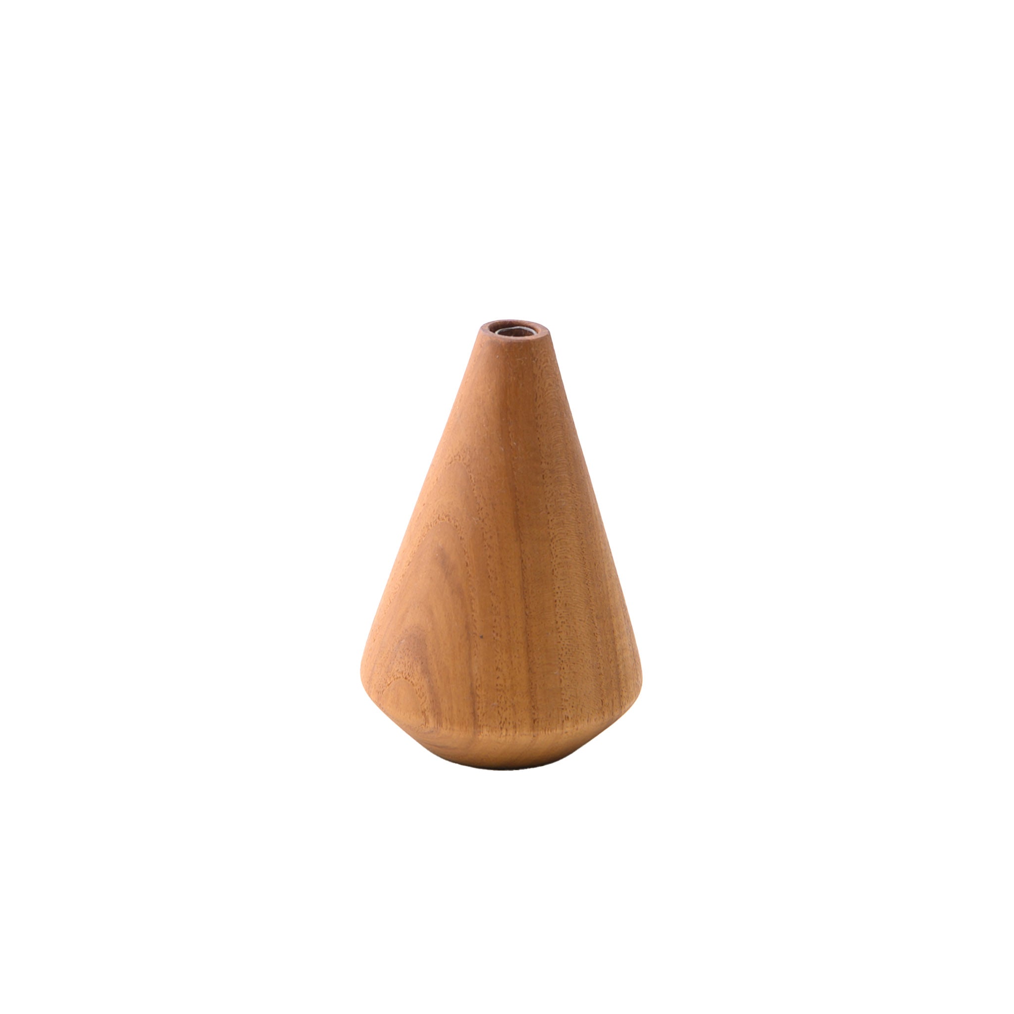 FLOWER VASE TYPE E 12 CM.(TEAK)