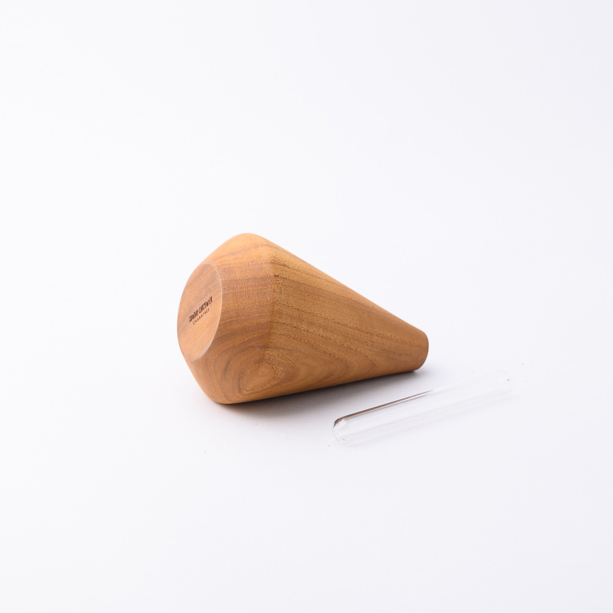 FLOWER VASE TYPE E 12 CM.(TEAK)