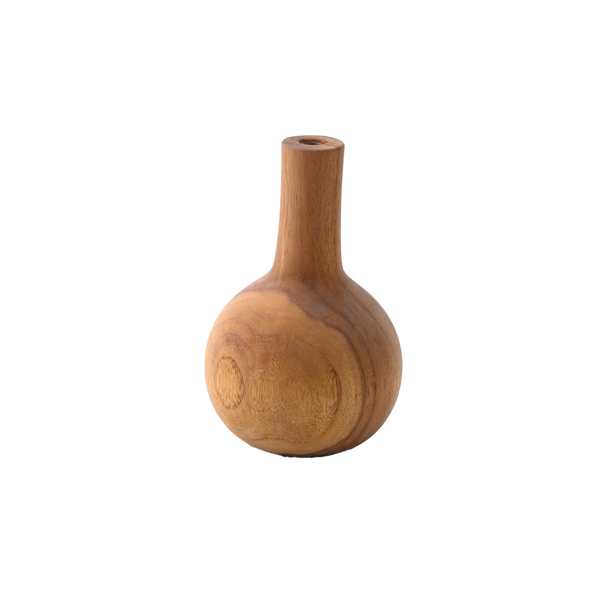 FLOWER VASE TYPE B 17 CM.(TEAK)
