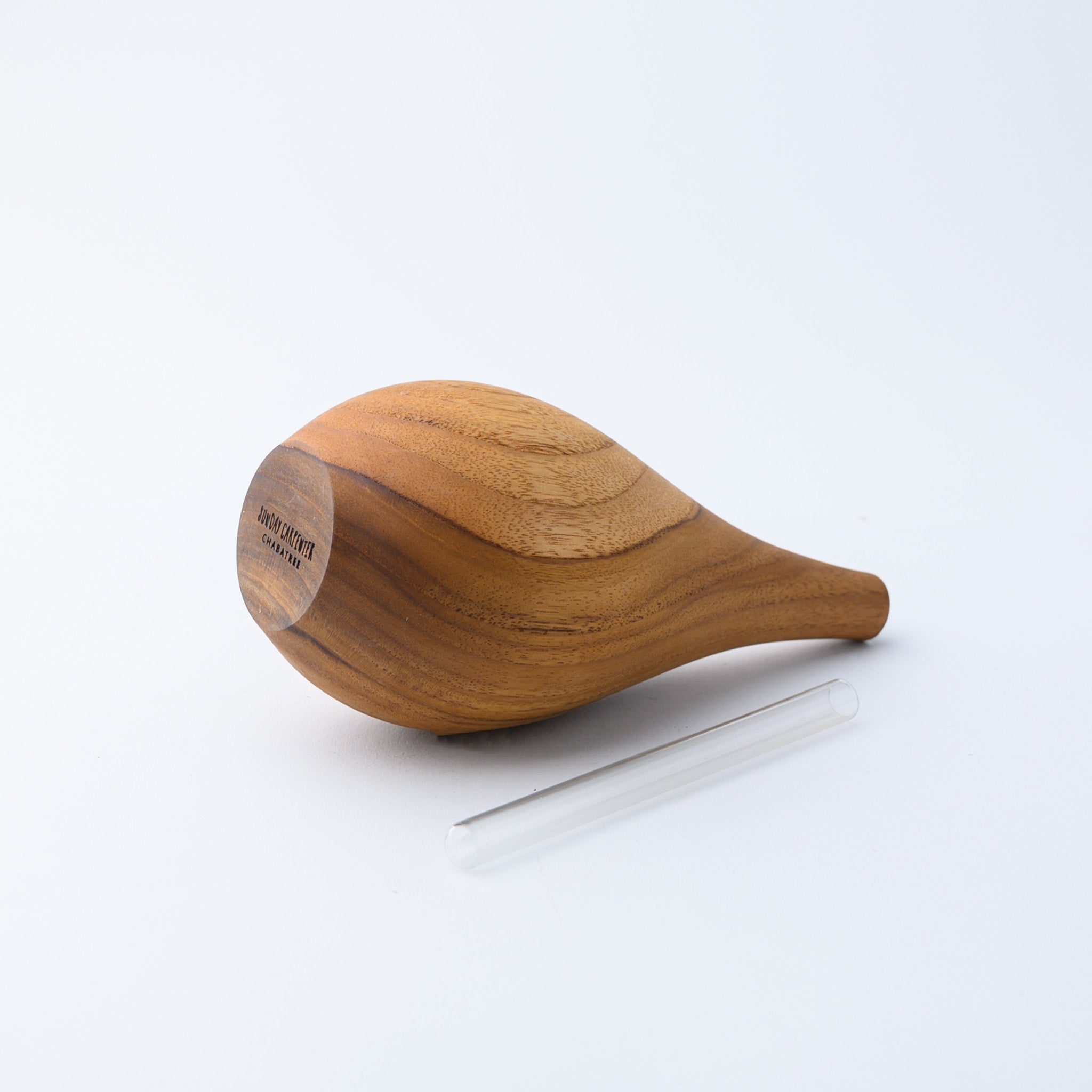 FLOWER VASE TYPE C 20 CM.(TEAK)