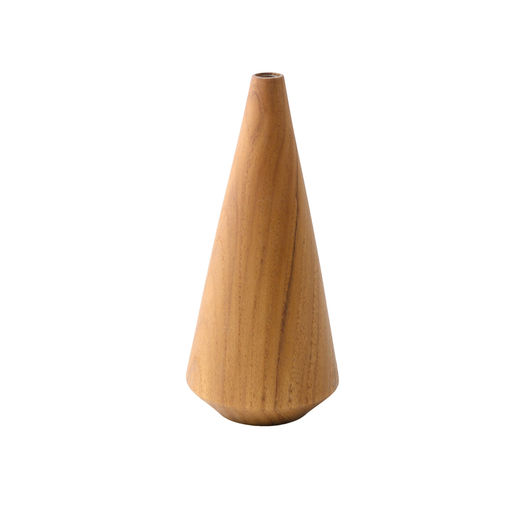 FLOWER VASE TYPE E 20 CM.(TEAK)