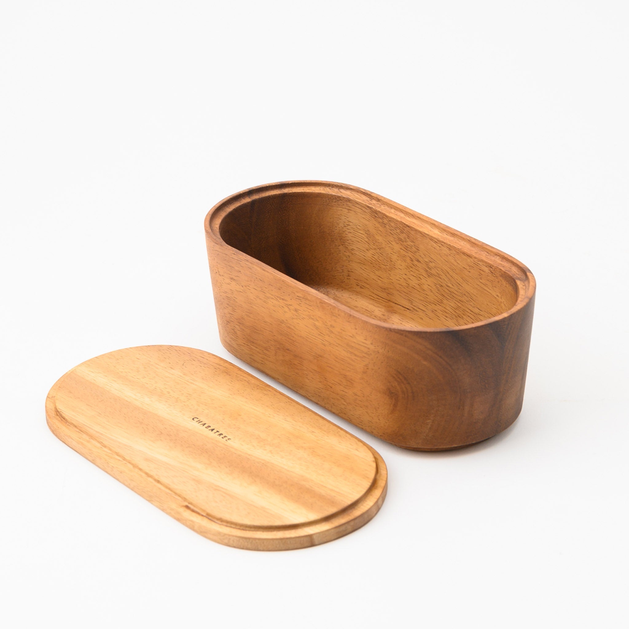 LIMPID STACKABLE STORAGE CONTAINER MEDIUM S (ACACIA)