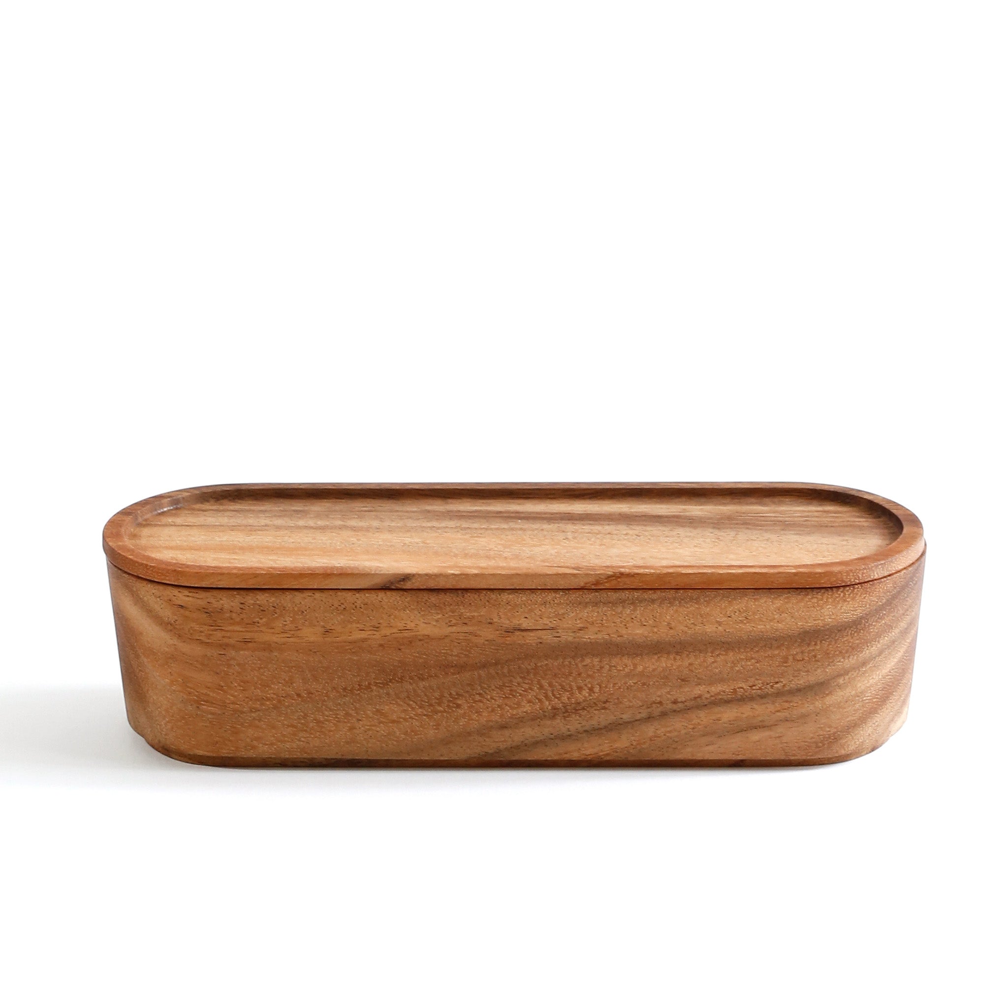 LIMPID STACKABLE STORAGE CONTAINER MEDIUM L (ACACIA)