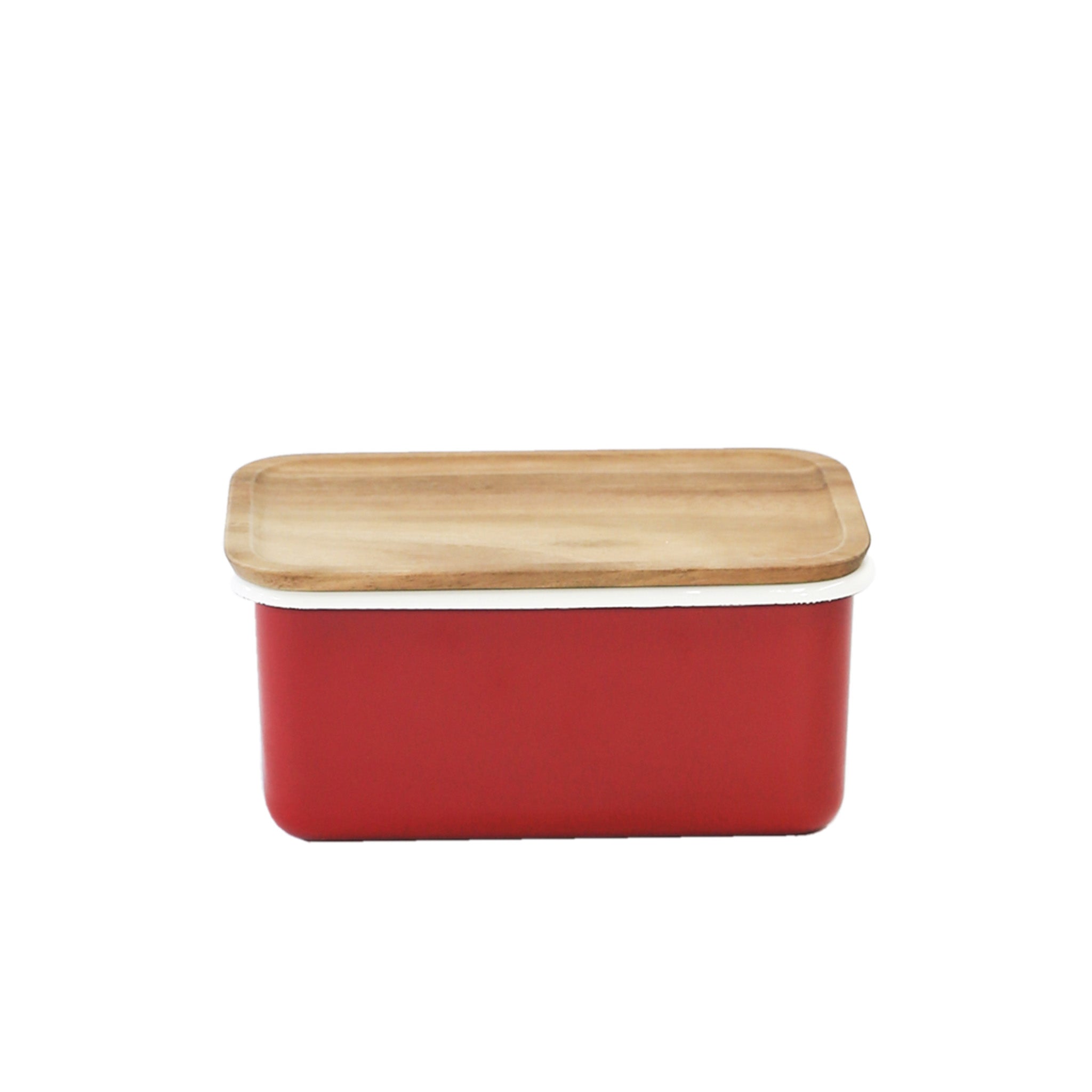 DEEP STORAGE CONTAINER M (STACKABLE) RED