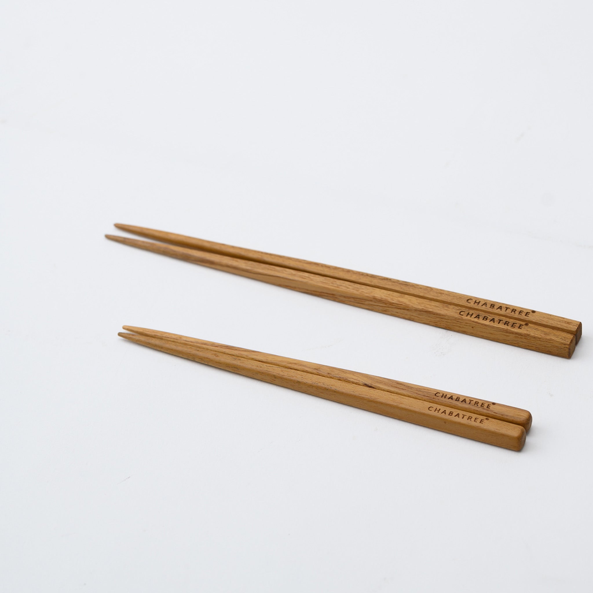 "COMPASS" CHOPSTICKS WITH CASE (SQUARE) 17 (TEAK)