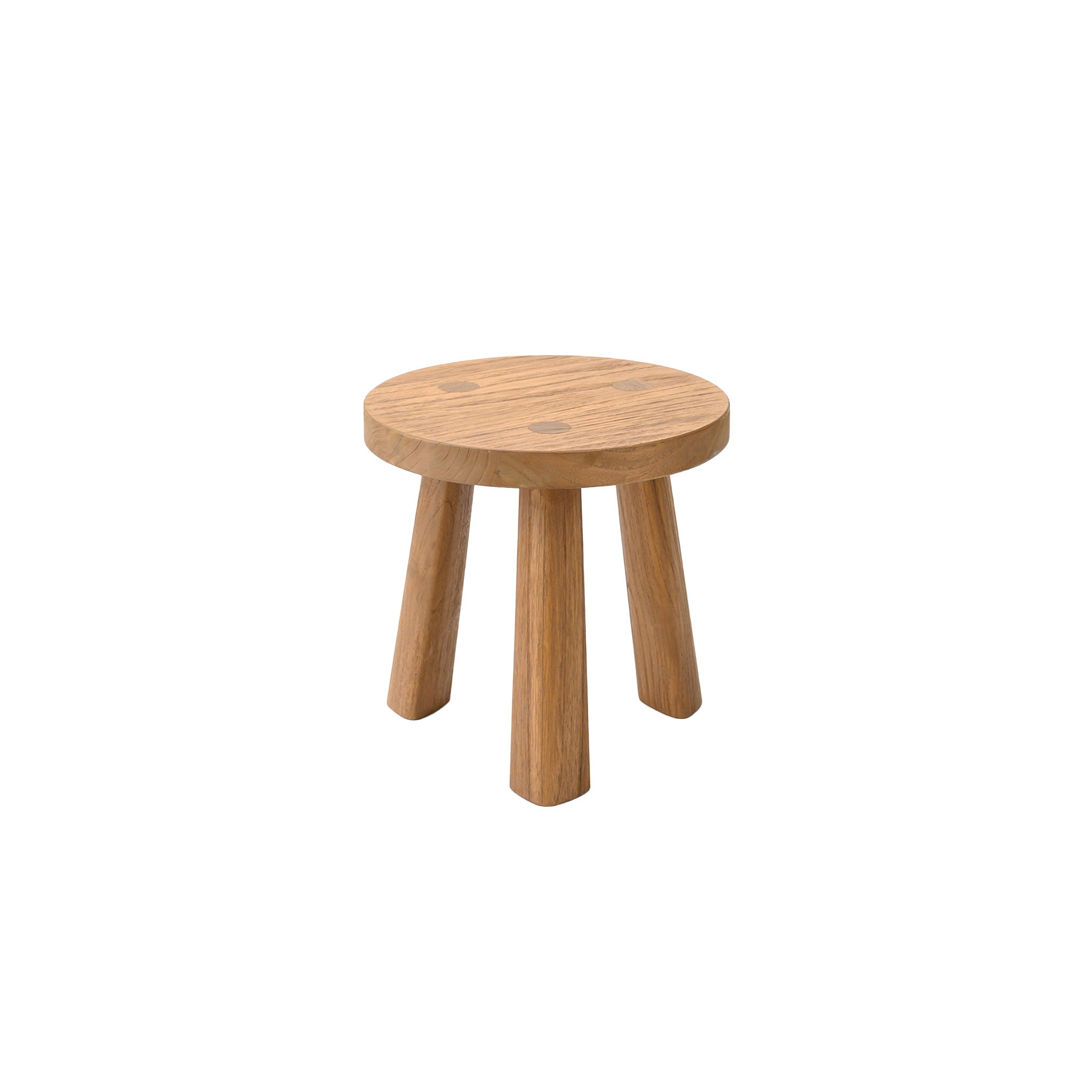 BUTTON STOOL 27 (TEAK)