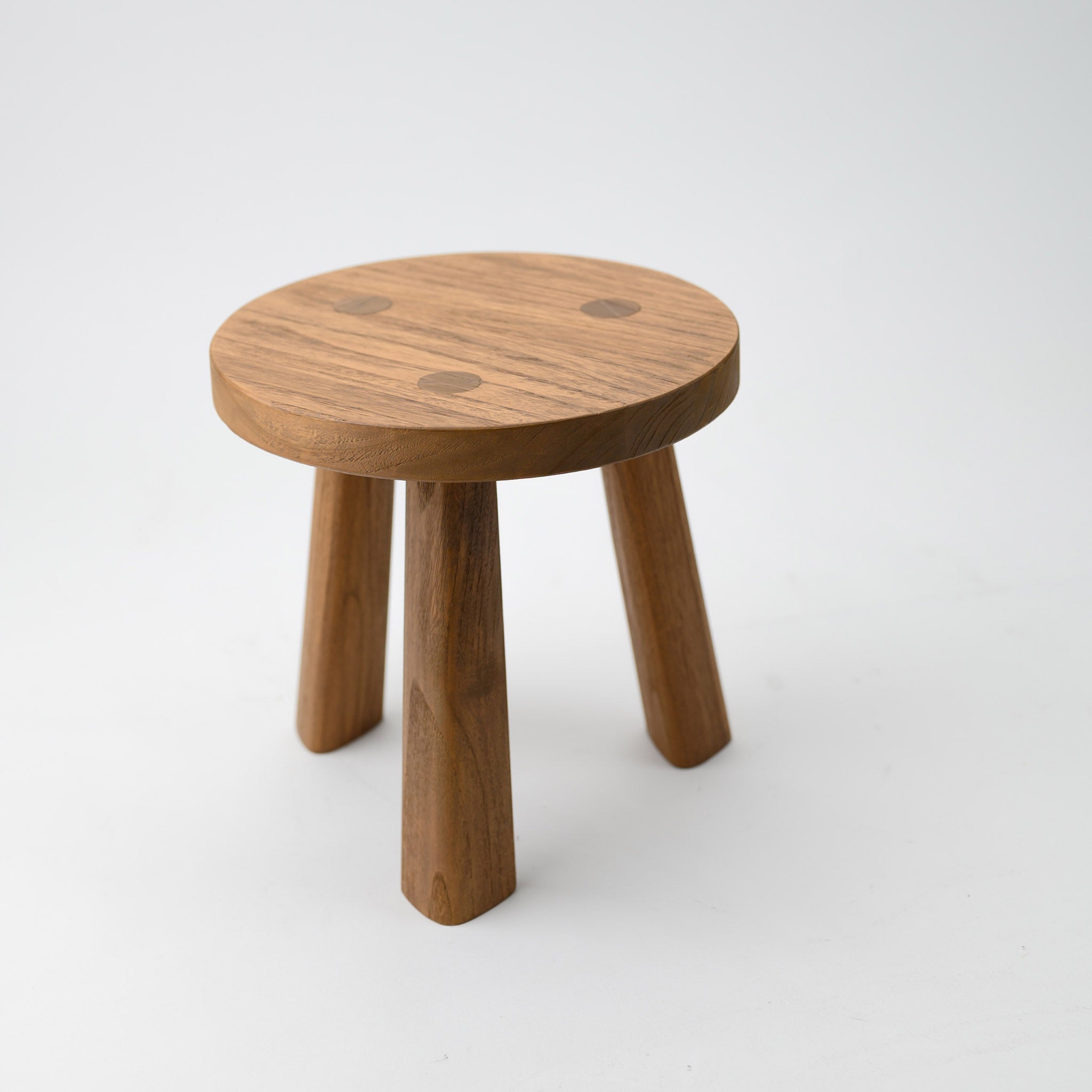 BUTTON STOOL 27 (TEAK)